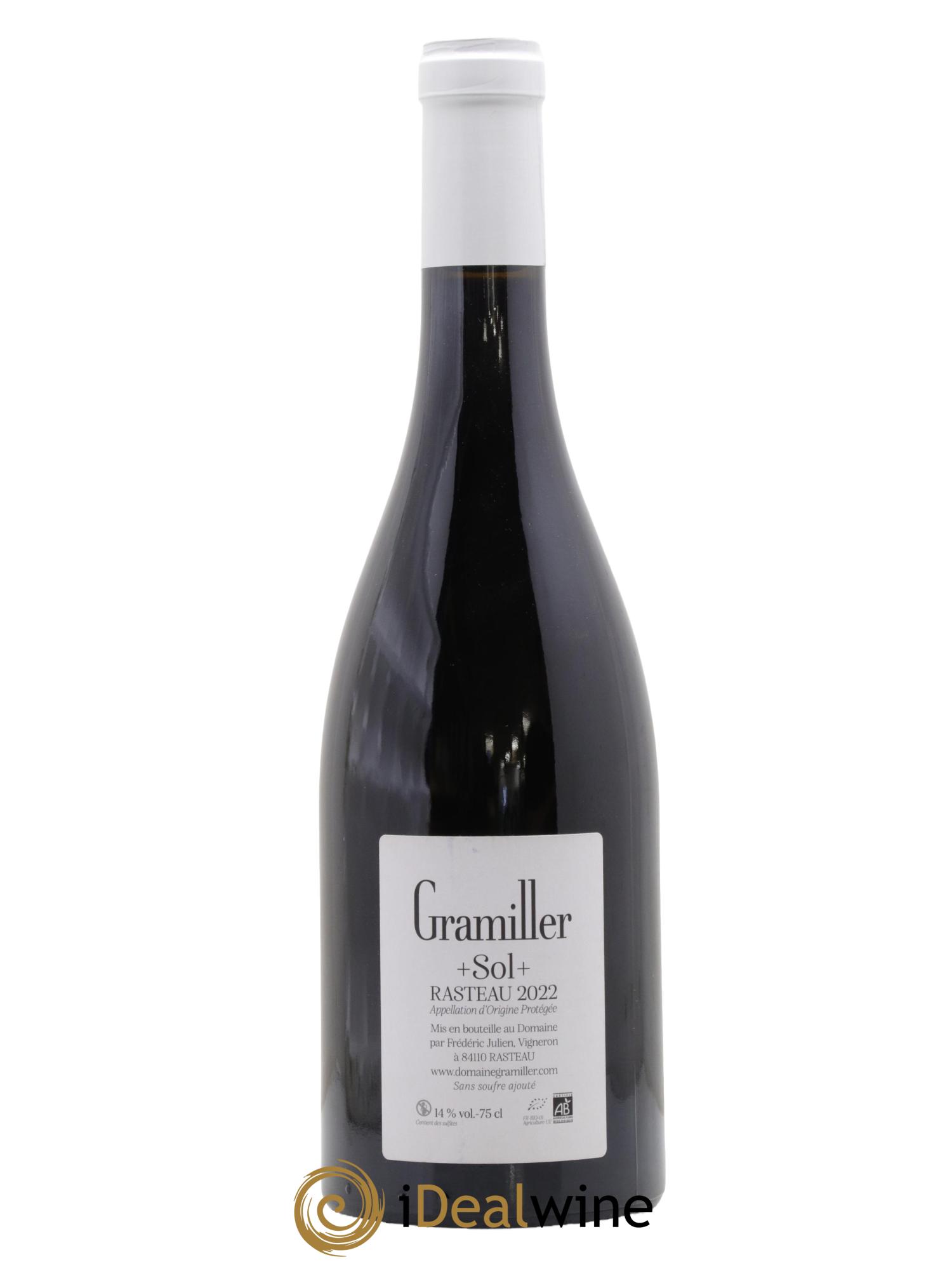 Rasteau Sol Domaine Gramiller 2022 - Lot of 1 bottle - 1