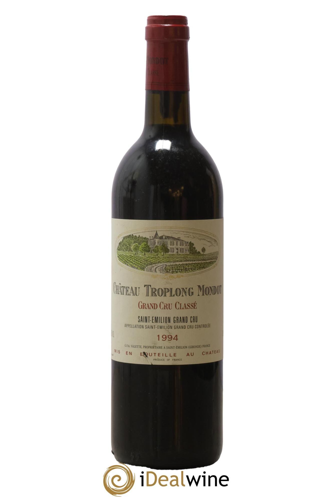 Château Troplong Mondot 1er Grand Cru Classé B 1994 - Lot of 1 bottle - 0
