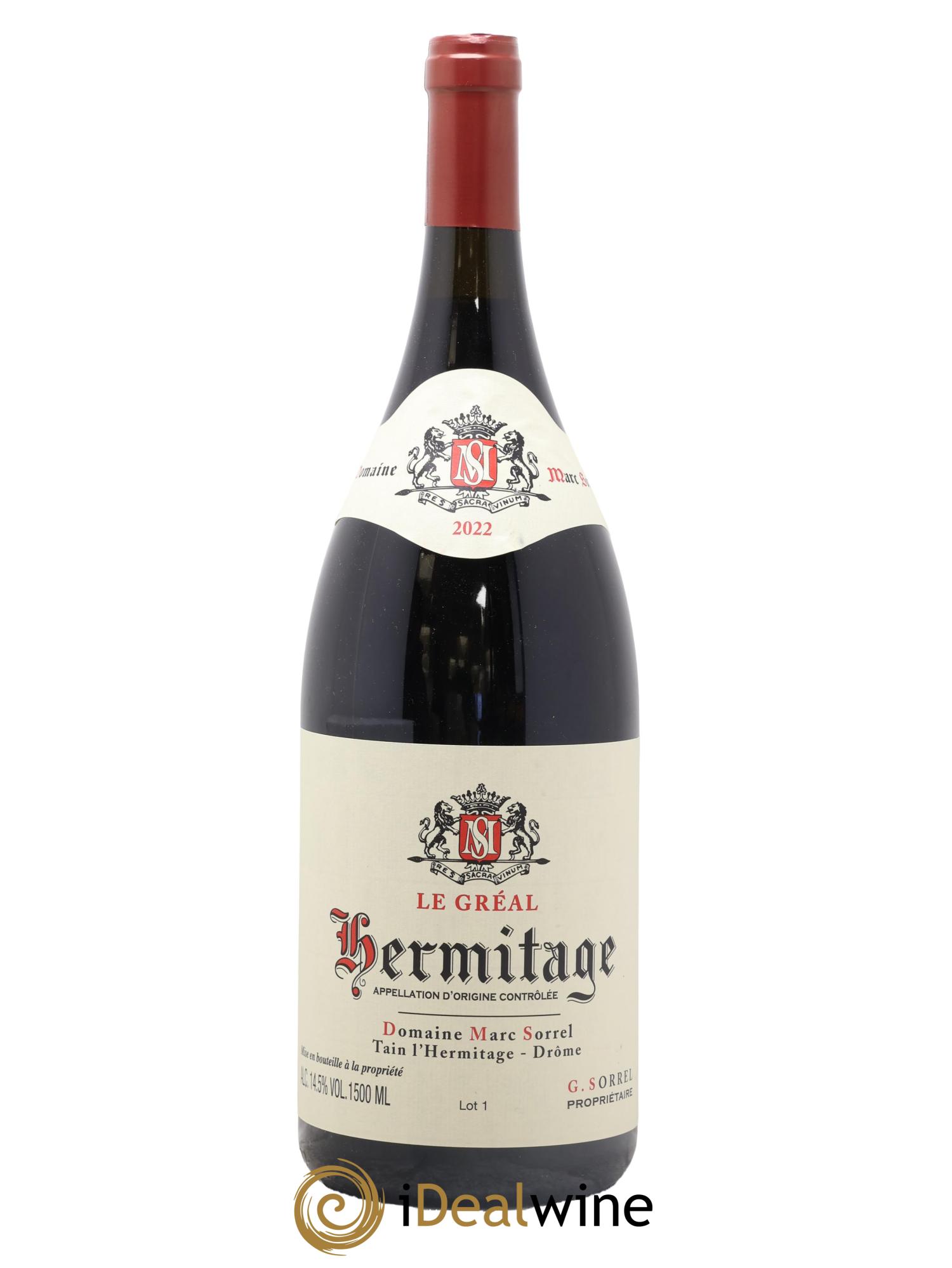 Hermitage Le Gréal Marc Sorrel 2022 - Lotto di 1 magnum - 0