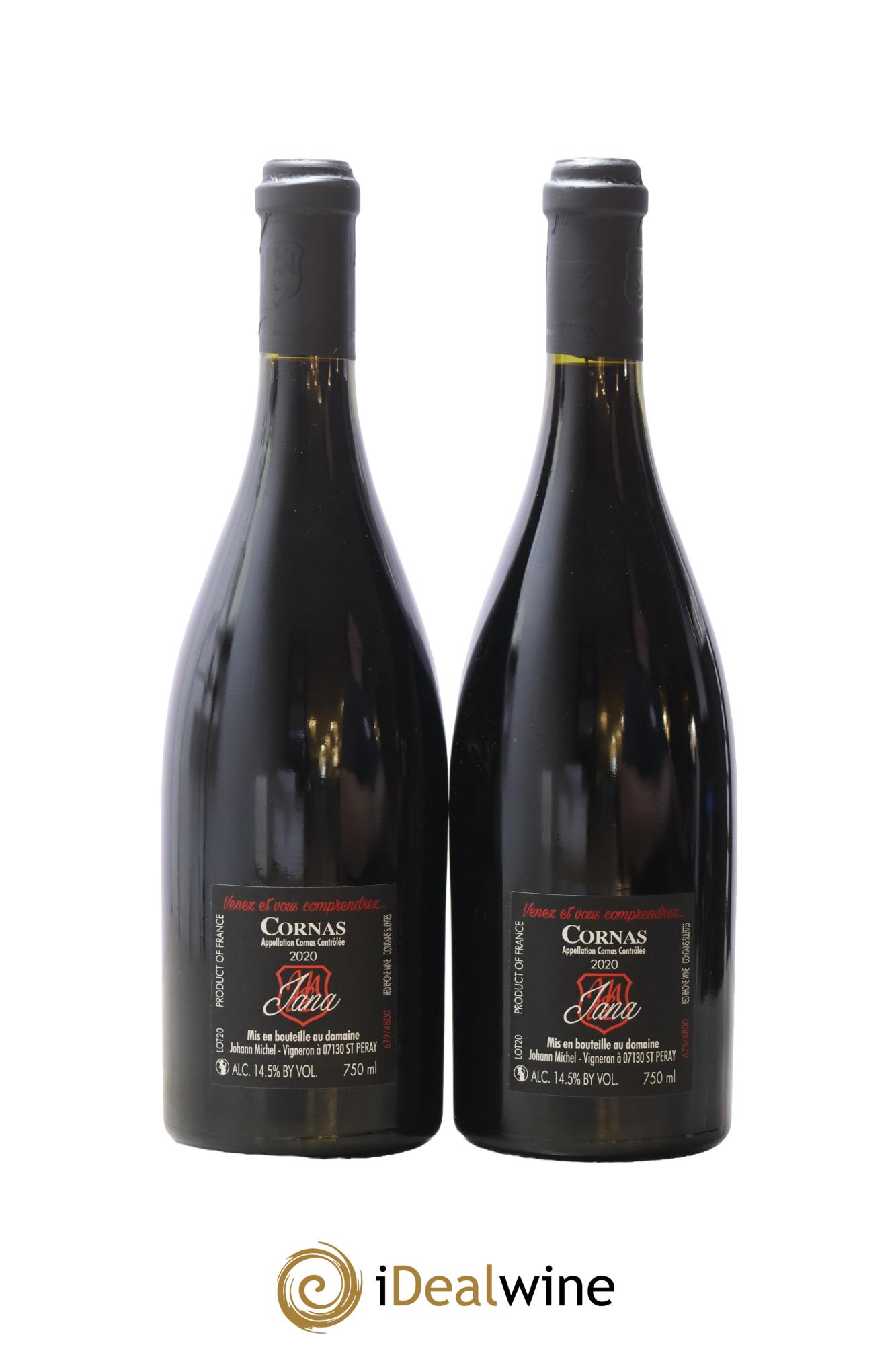 Cornas Jana Johann Michel 2020 - Lot de 2 bouteilles - 1