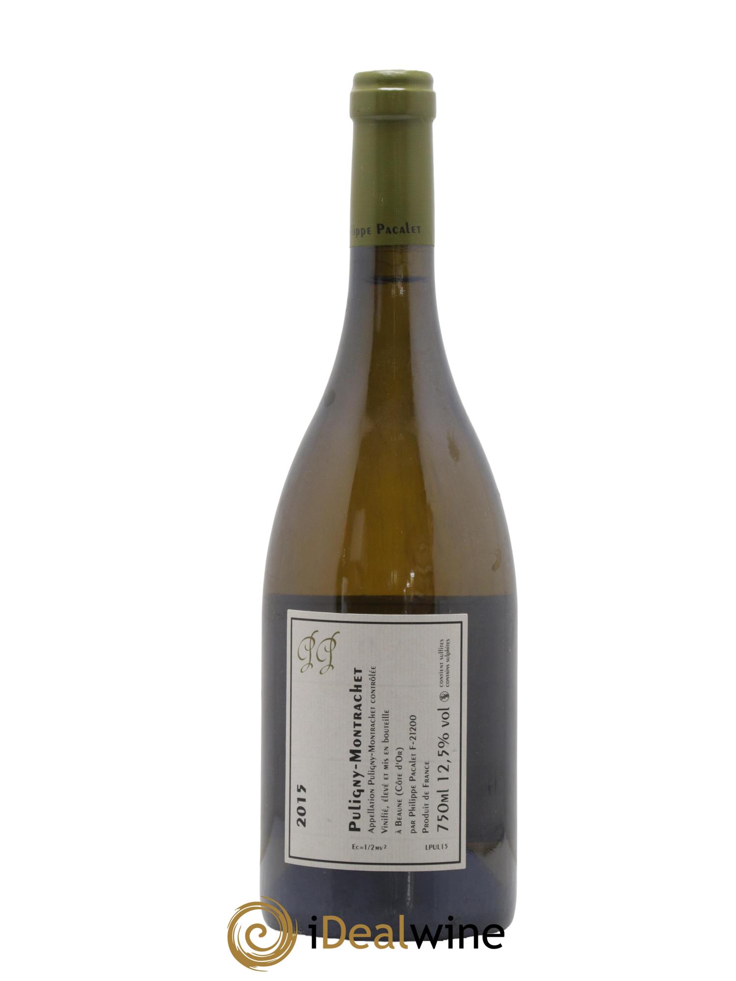 Puligny-Montrachet Philippe Pacalet 2015 - Lot de 1 bouteille - 1