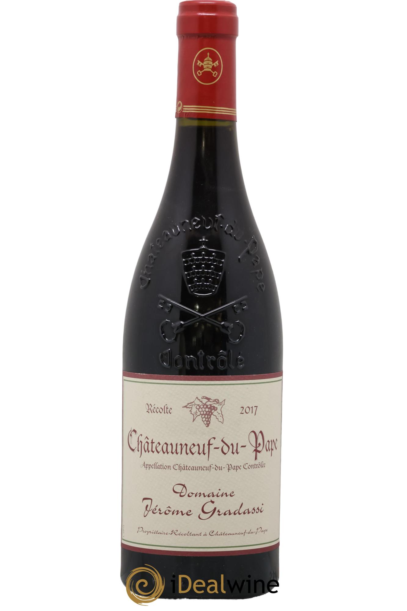 Châteauneuf-du-Pape Jérôme Gradassi 2017 - Lot of 1 bottle - 0