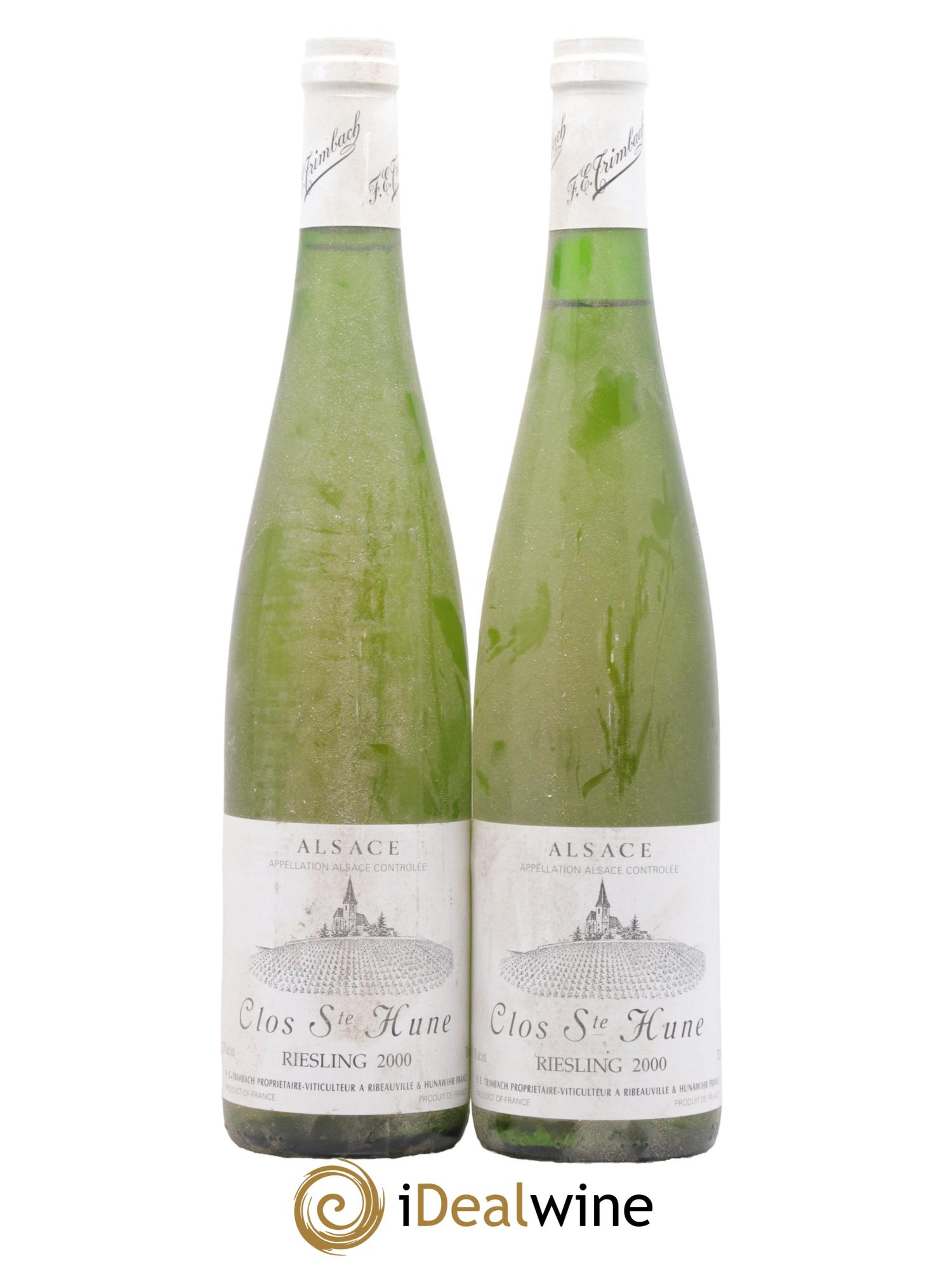 Alsace Riesling Clos Sainte-Hune Trimbach (Domaine) 2000 - Lot de 2 bouteilles - 0