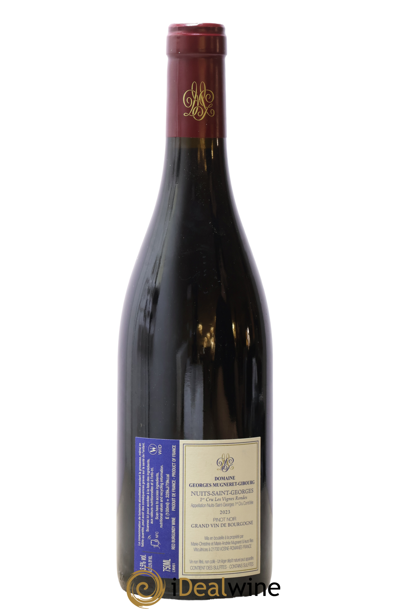 Nuits-Saint-Georges 1er Cru Les Vignes Rondes Mugneret-Gibourg (Domaine) 2023 - Lot de 1 bouteille - 1