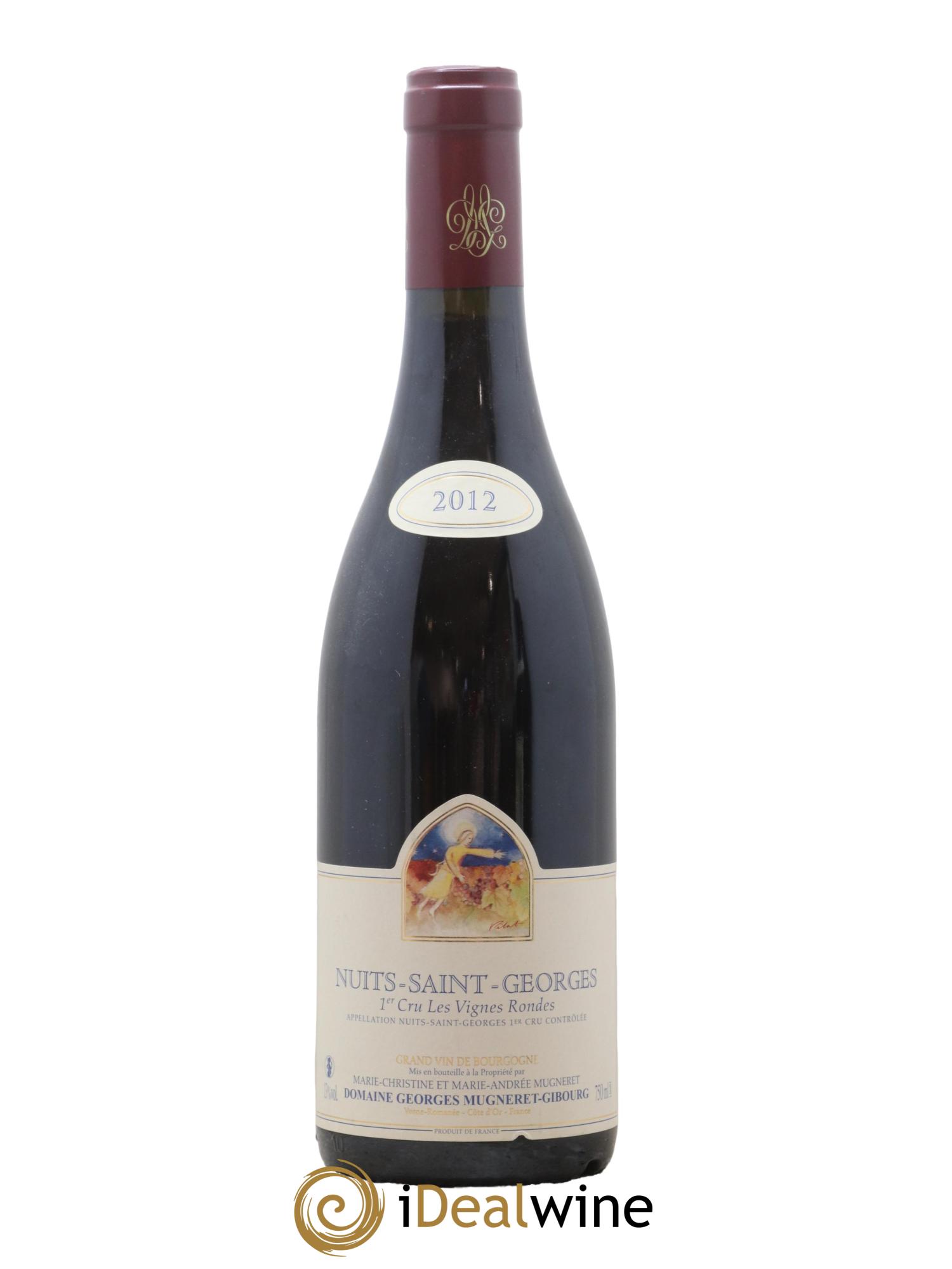 Nuits-Saint-Georges 1er Cru Les Vignes Rondes Georges Mugneret (Domaine) 2012 - Lot de 1 bouteille - 0