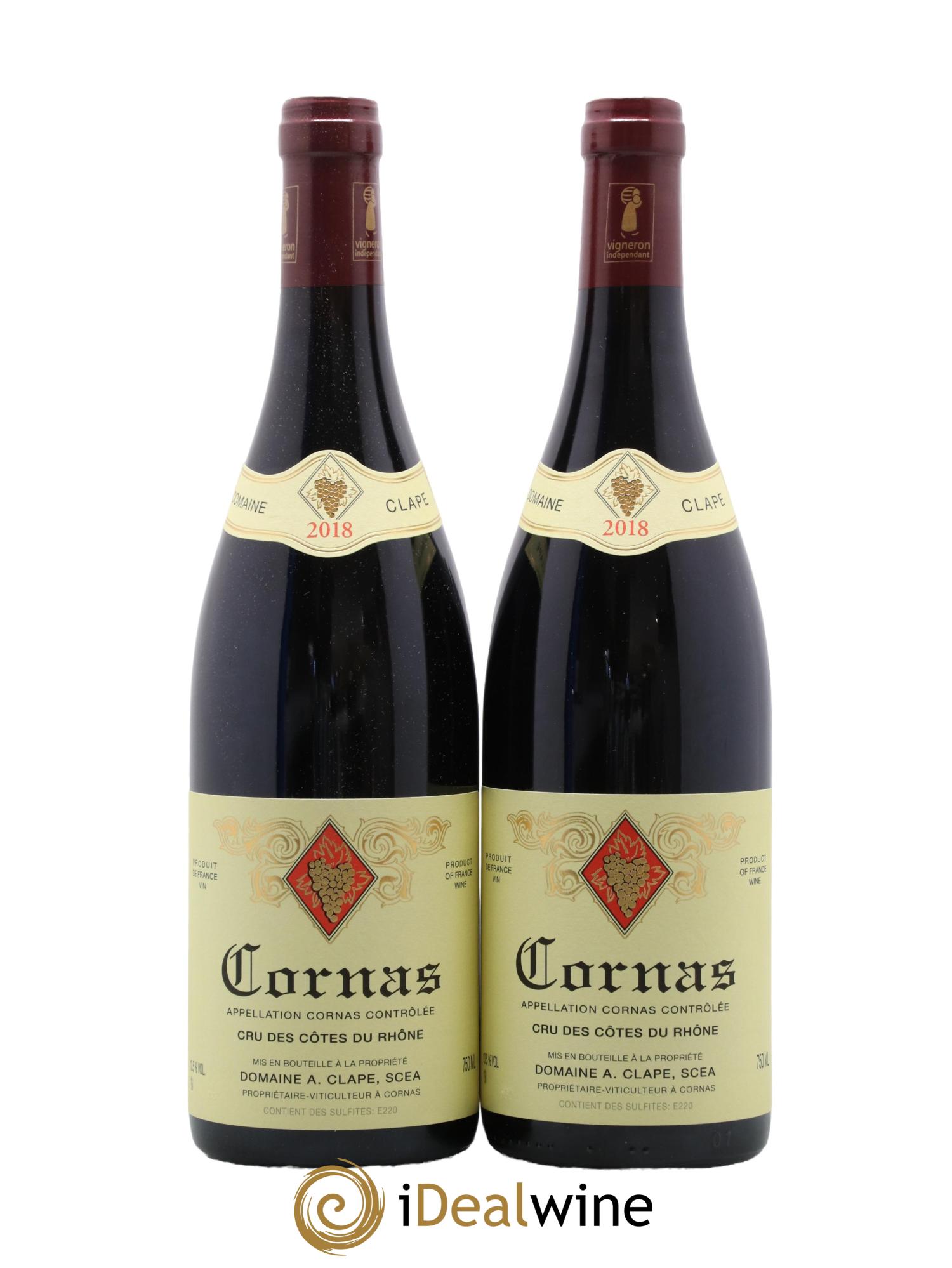 Cornas Auguste Clape 2018 - Posten von 2 Flaschen - 0