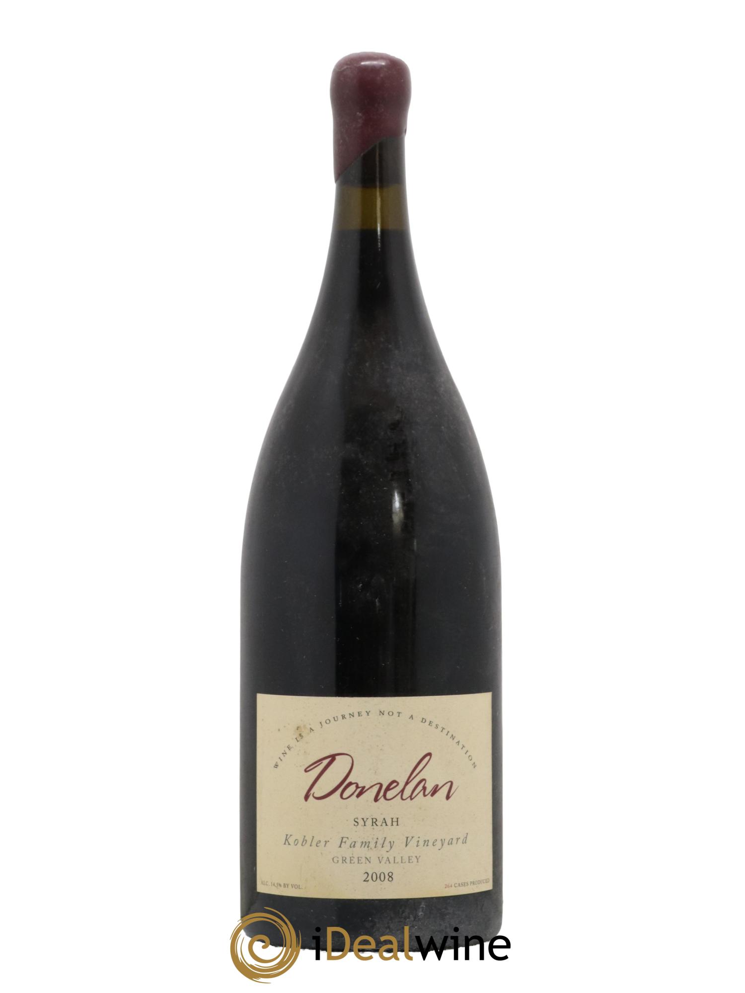 USA Green Valley Donelan Syrah Kobler Family Vineyard 2008 - Lot de 1 magnum - 0