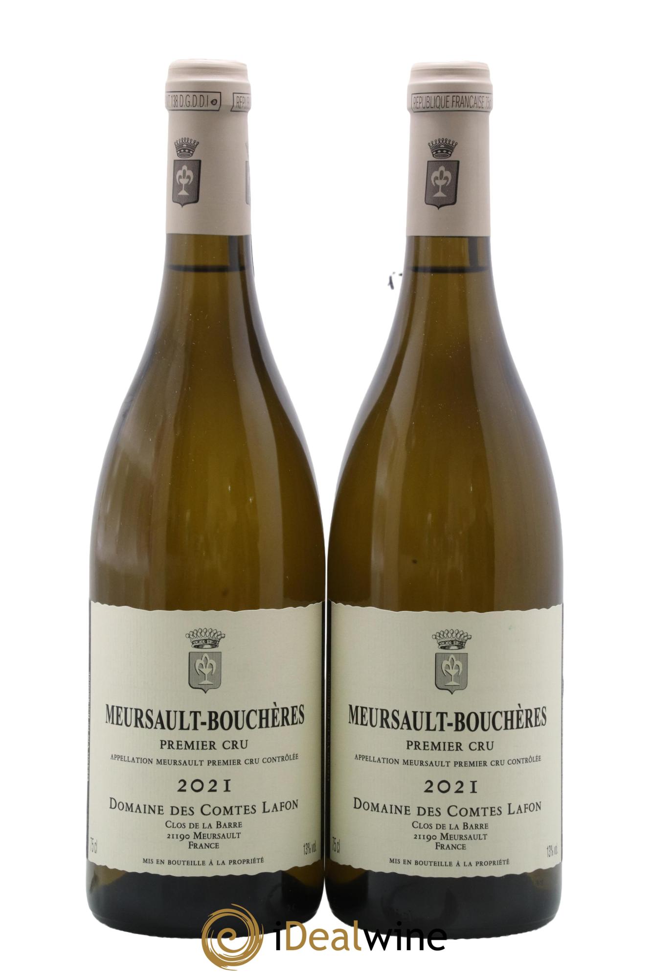 Meursault 1er Cru Bouchères Comtes Lafon (Domaine des) 2021 - Posten von 2 Flaschen - 0