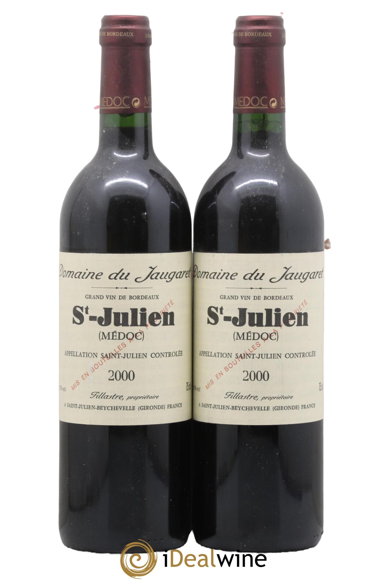 Domaine du Jaugaret 2000 - Lot of 2 bottles - 0