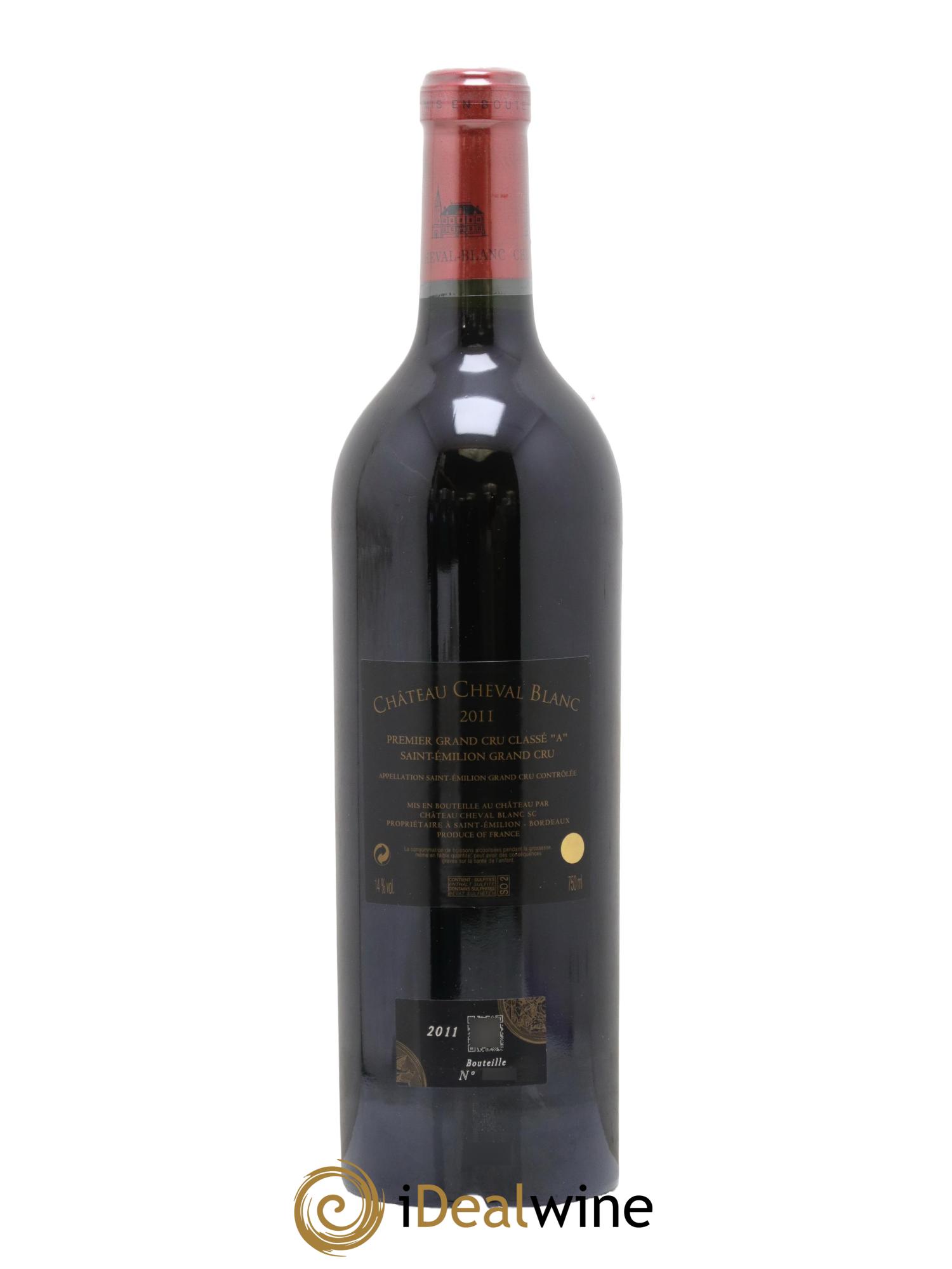 Château Cheval Blanc 1er Grand Cru Classé A 2011 - Lotto di 1 bottiglia - 1