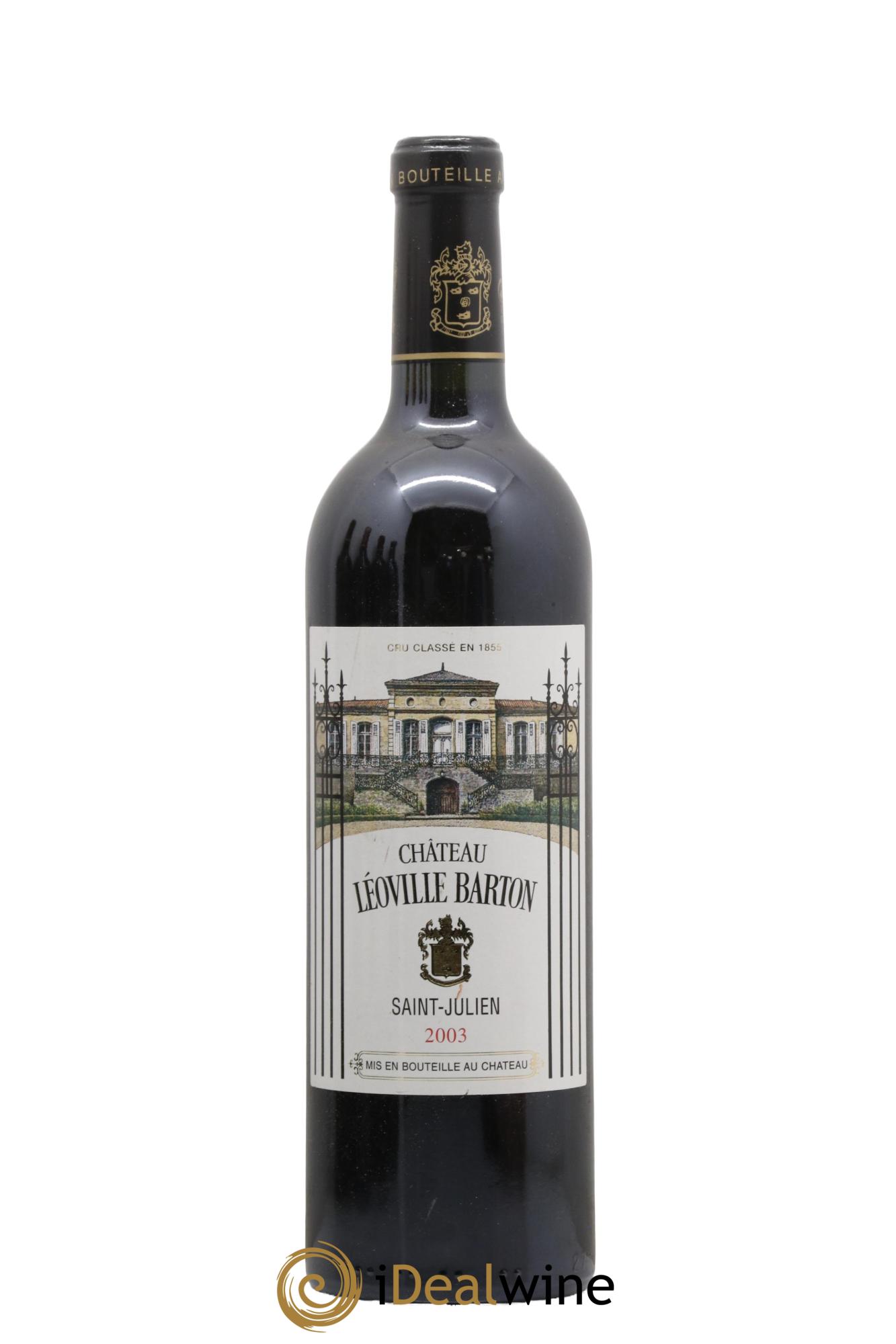 Château Léoville Barton 2ème Grand Cru Classé 2003 - Lot de 1 bouteille - 0