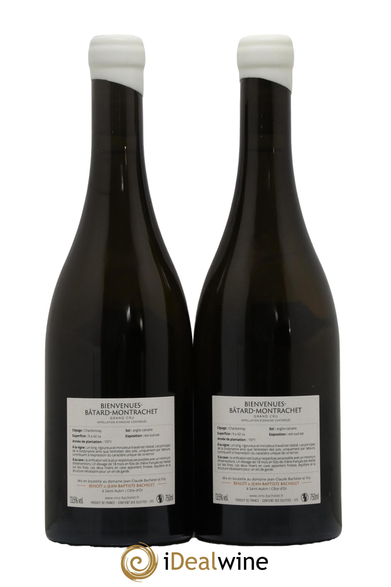 Bienvenues-Bâtard-Montrachet Grand Cru Jean-Claude Bachelet (Domaine) 2022 - Lot de 2 bouteilles - 1