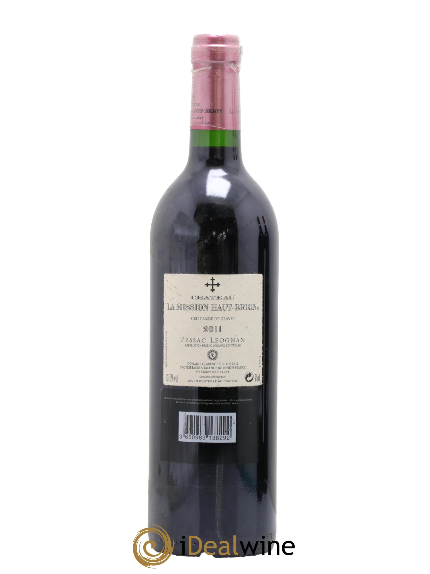 Château la Mission Haut-Brion Cru Classé de Graves 2011 - Posten von 1 Flasche - 1