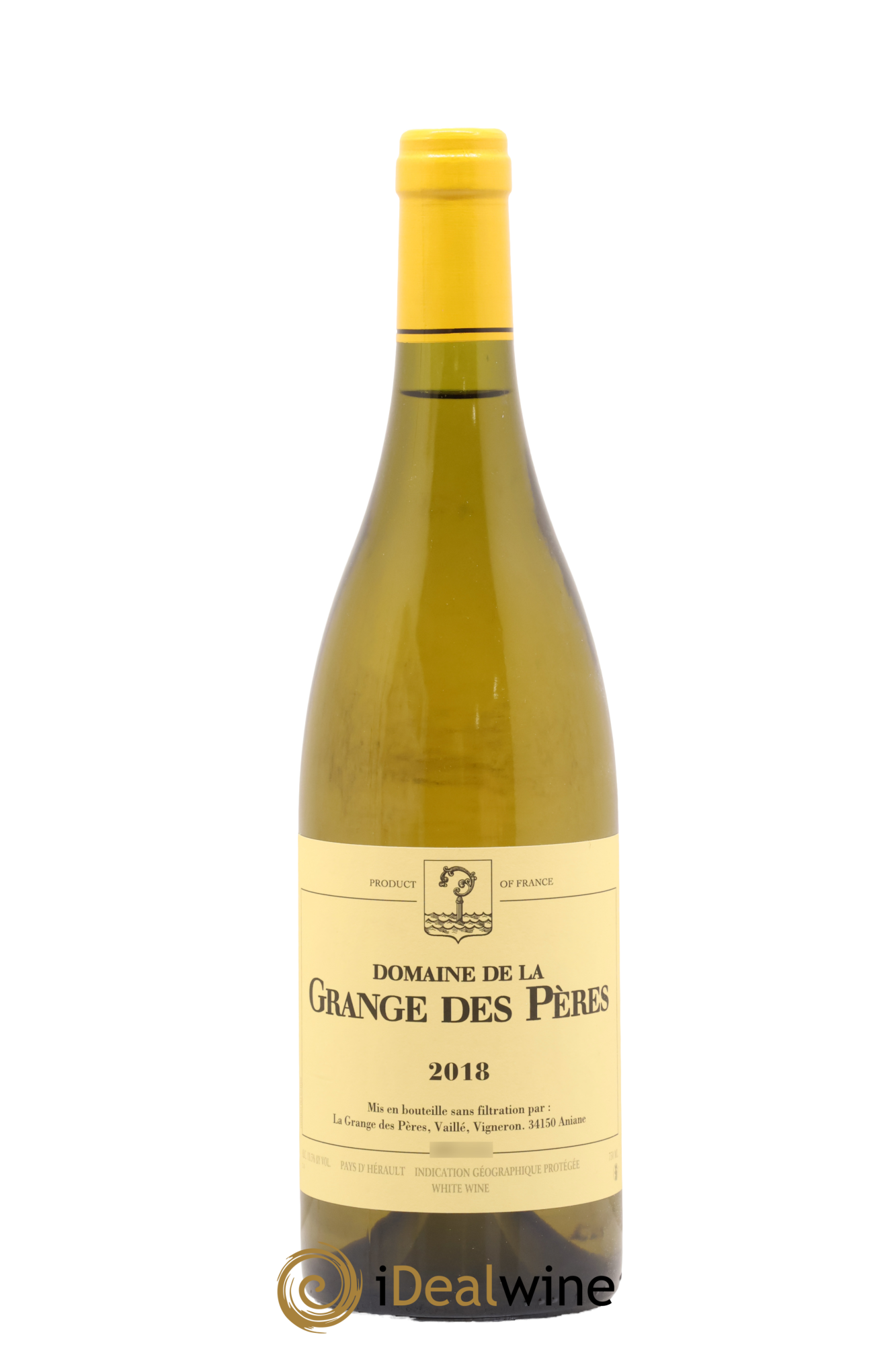Pays d'Hérault Grange des Pères Laurent Vaillé 2018 - Lot de 1 bouteille - 0