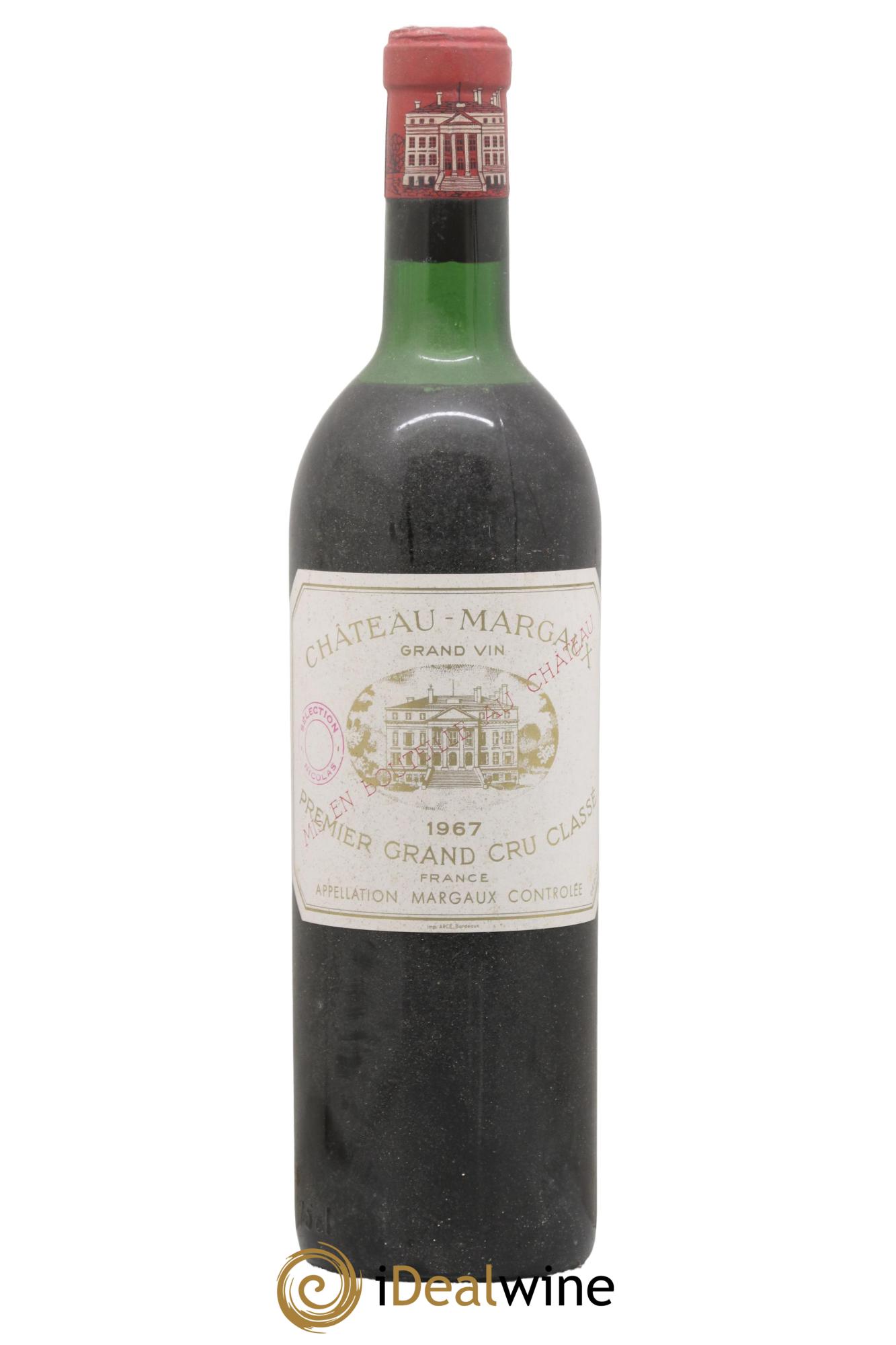 Château Margaux 1er Grand Cru Classé 1967 - Lot of 1 bottle - 0