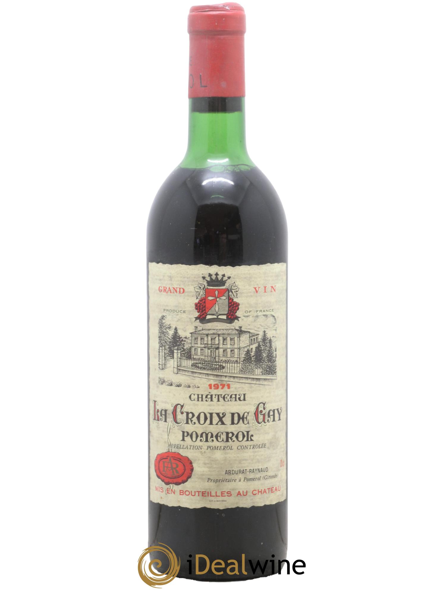 Château la Croix de Gay 1971 - Lot de 1 bouteille - 0