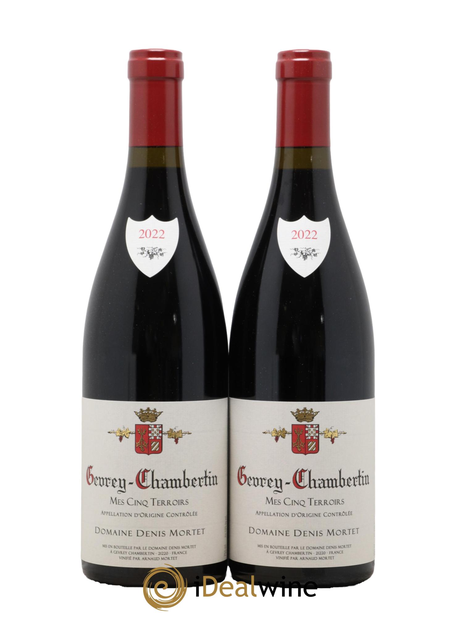 Gevrey-Chambertin Mes Cinq Terroirs Denis Mortet (Domaine) 2022 - Lot de 2 bouteilles - 0