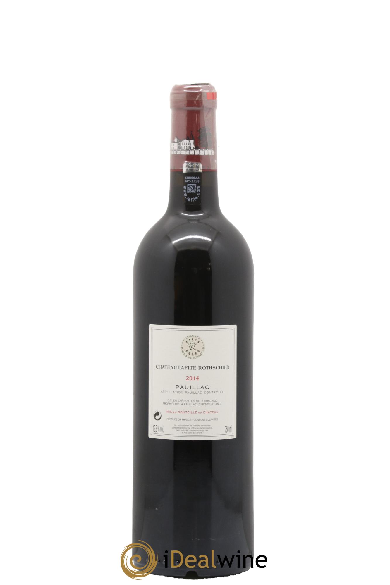 Château Lafite Rothschild 1er Grand Cru Classé 2014 - Posten von 1 Flasche - 1