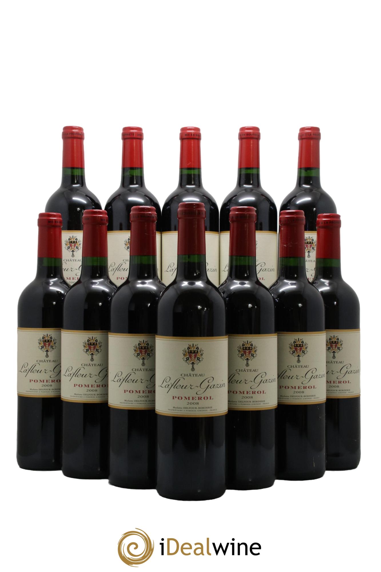 Château Lafleur-Gazin 2008 - Lot of 12 bottles - 0