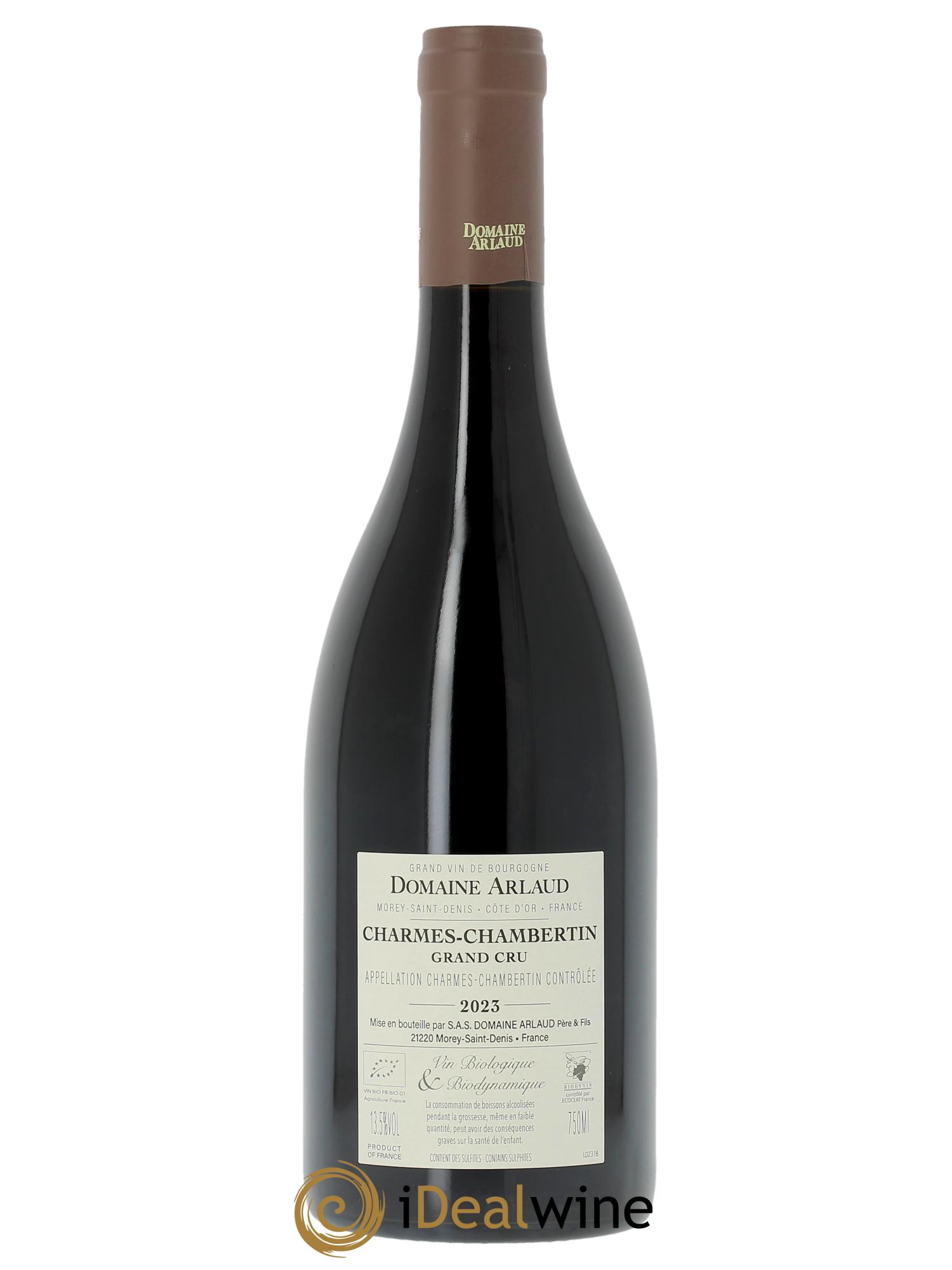 Charmes-Chambertin Grand Cru Arlaud  2023 - Posten von 1 Flasche - 1