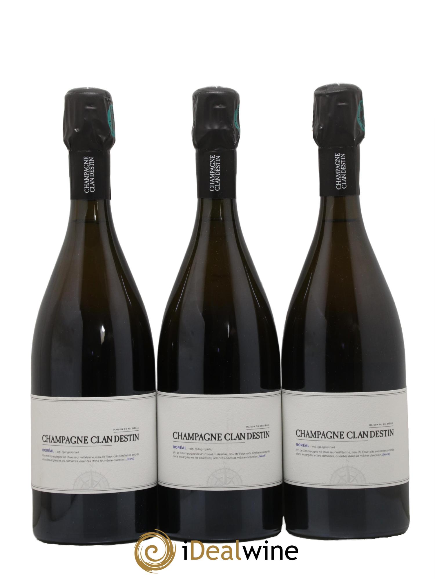 Boréal Brut Nature Clandestin 2022 - Lot de 3 bouteilles - 0