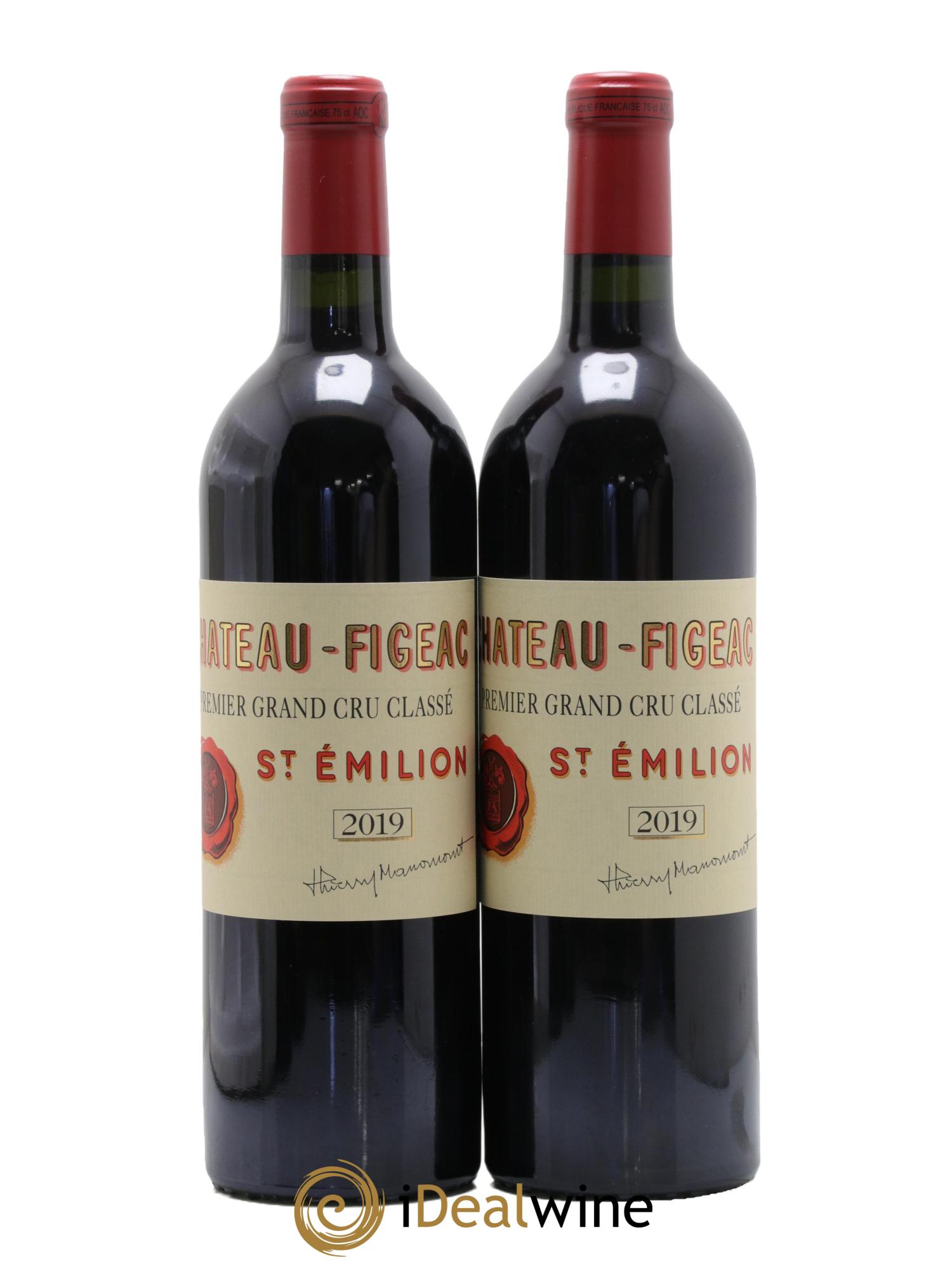 Château Figeac 1er Grand Cru Classé A 2019 - Lot de 2 bouteilles - 0