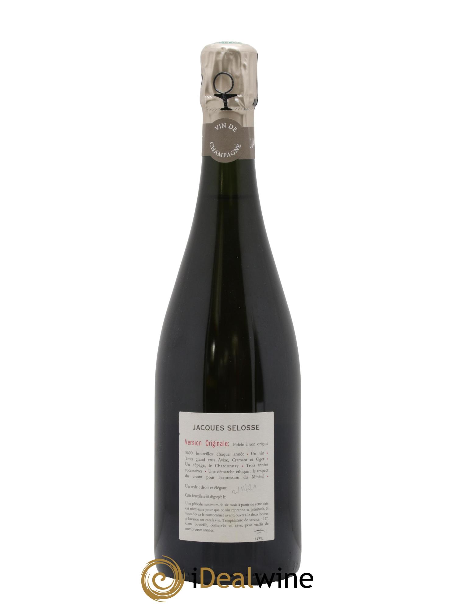 Version Originale Jacques Selosse - Lotto di 1 bottiglia - 1