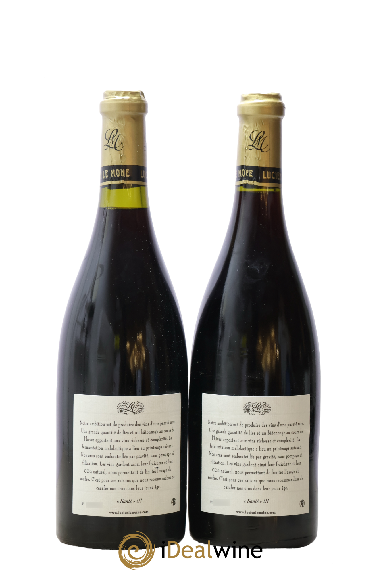 Romanée-Saint-Vivant Grand Cru Lucien Le Moine 2007 - Lot de 2 bouteilles - 1