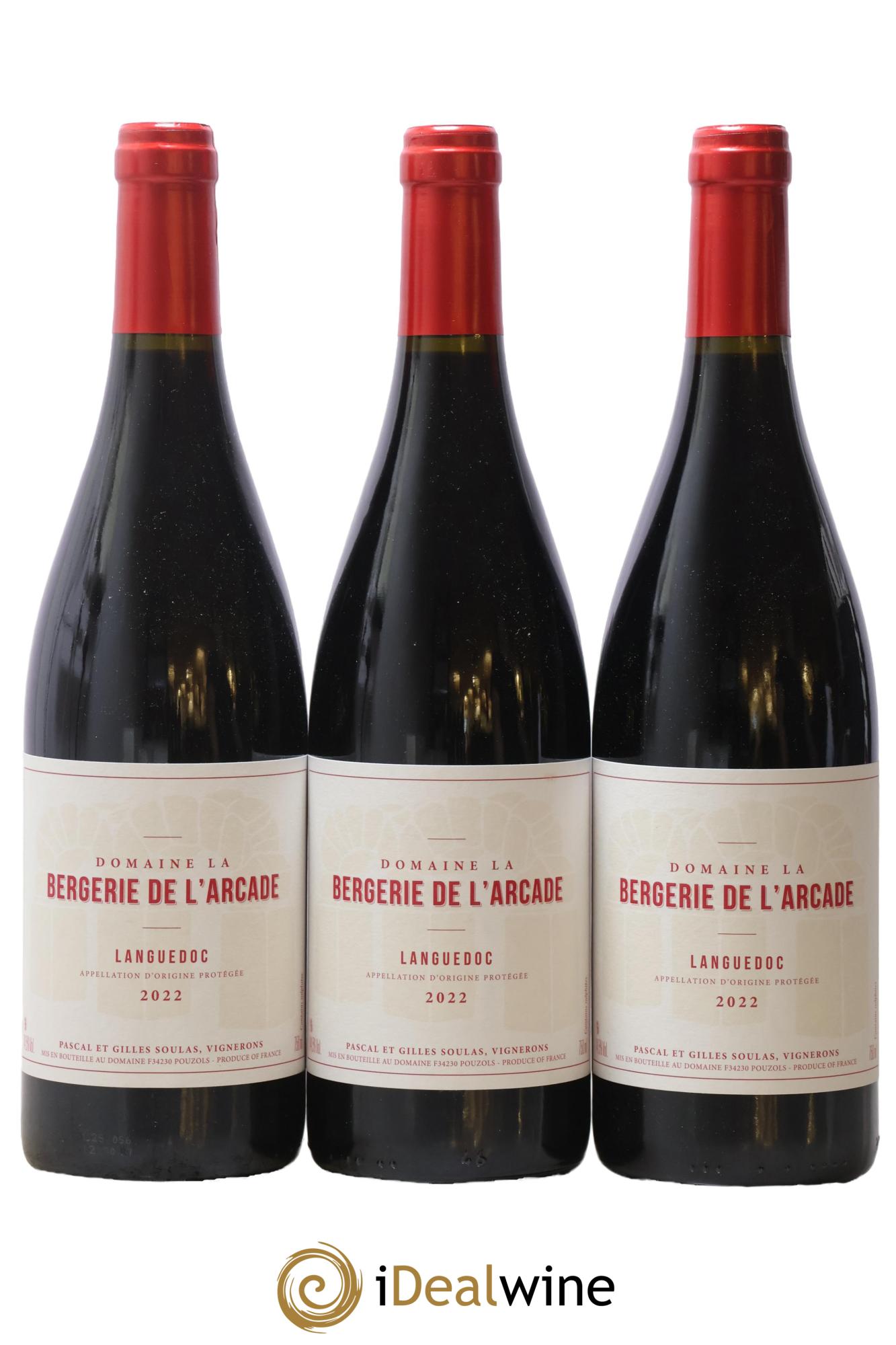 Languedoc La Bergerie de l'Arcade (Domaine) 2022 - Lotto di 3 bottiglie - 0