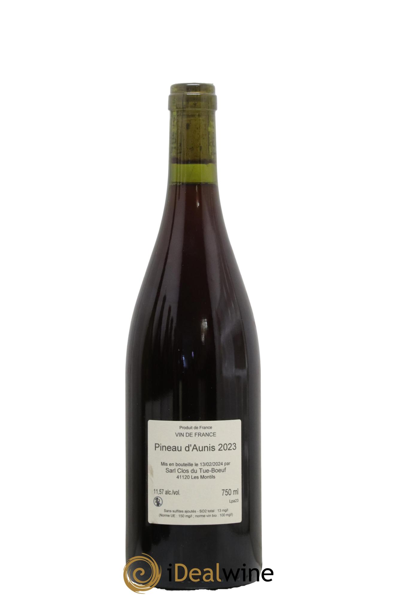 Vin de France Pineau d'Aunis Clos du Tue-Boeuf 2023 - Lot of 1 bottle - 1