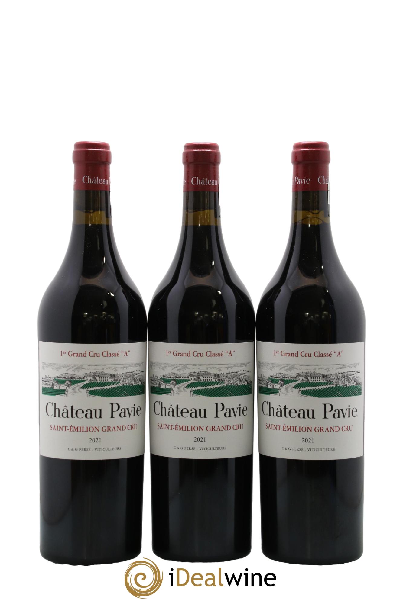 Château Pavie 1er Grand Cru Classé A 2021 - Posten von 6 Flaschen - 2