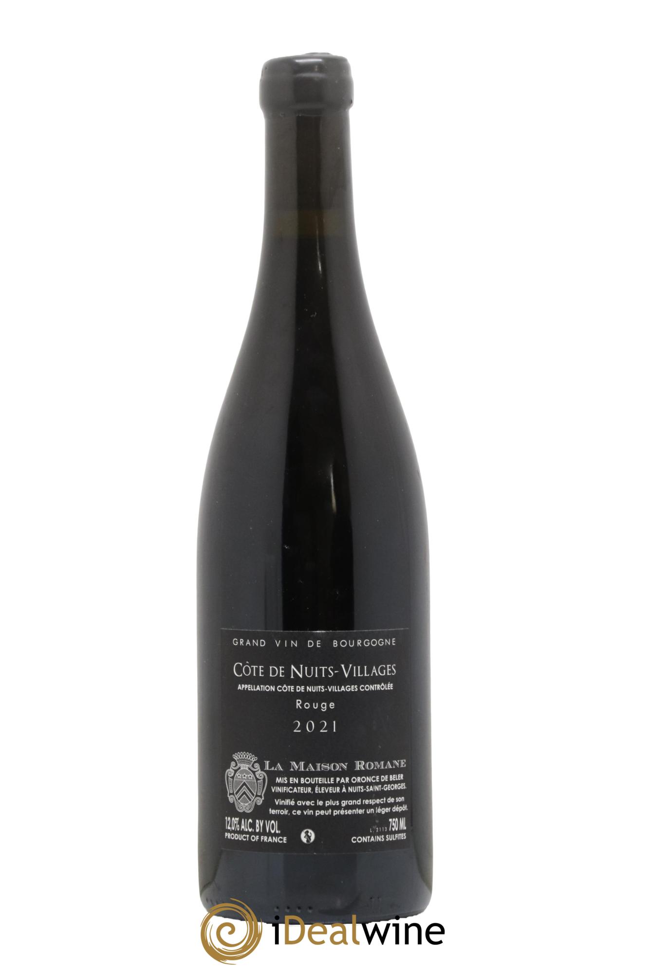 Côte de Nuits-Villages La Maison Romane 2021 - Lot de 1 bouteille - 1
