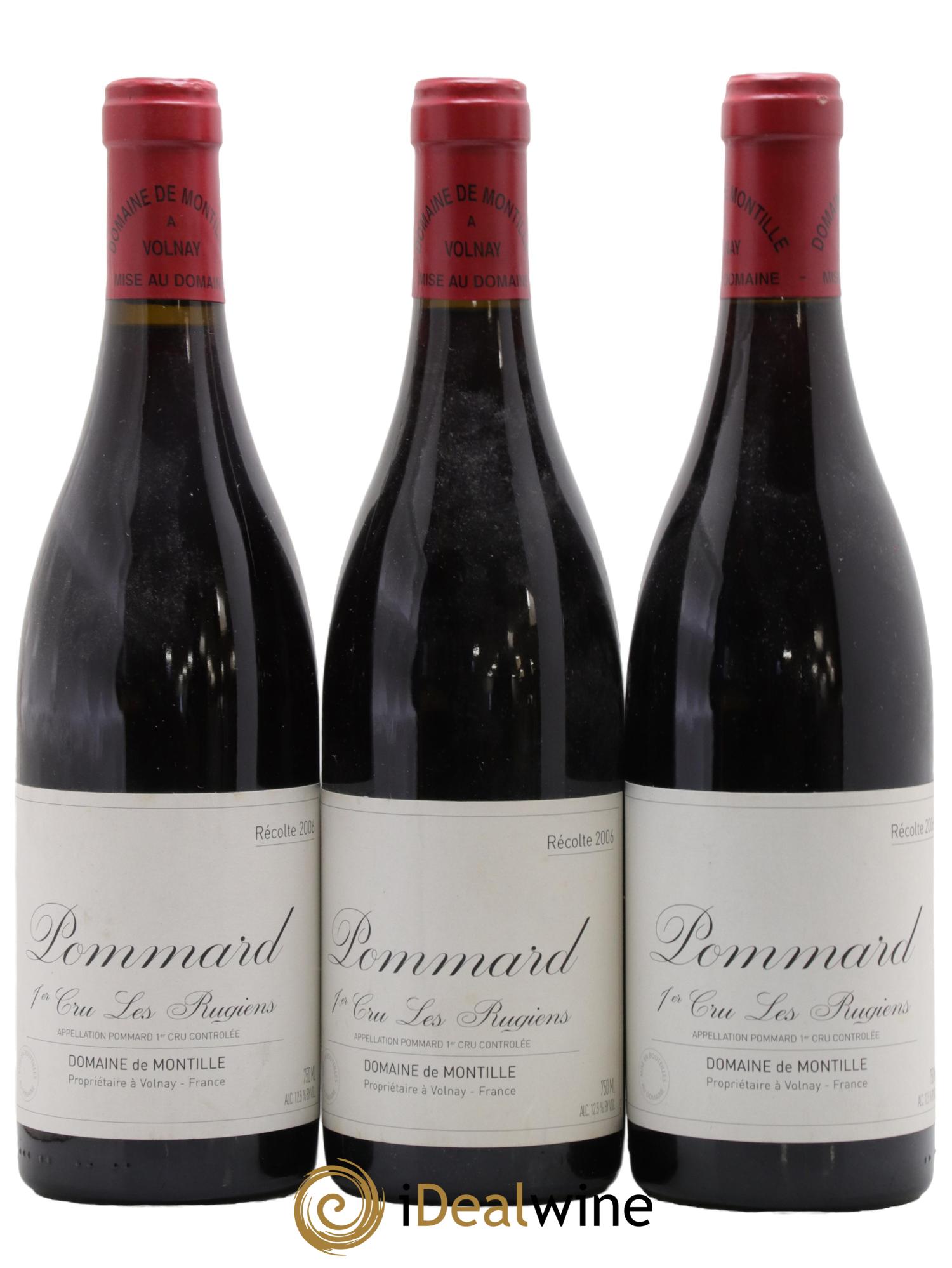 Pommard 1er Cru Les Rugiens De Montille (Domaine) 2006 - Lotto di 3 bottiglie - 0