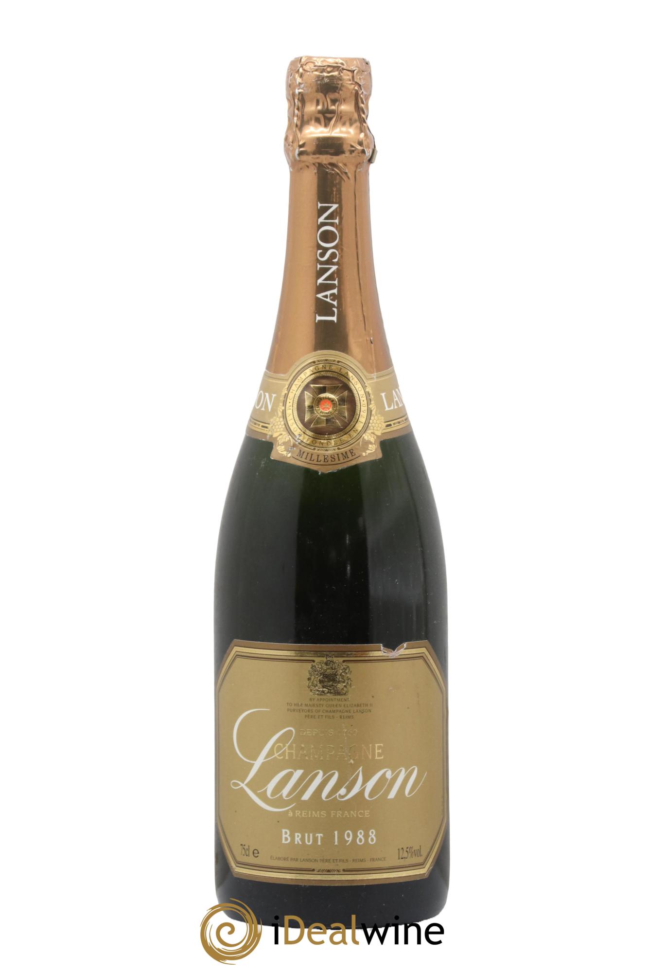 Brut Lanson 1988 - Posten von 1 Flasche - 0
