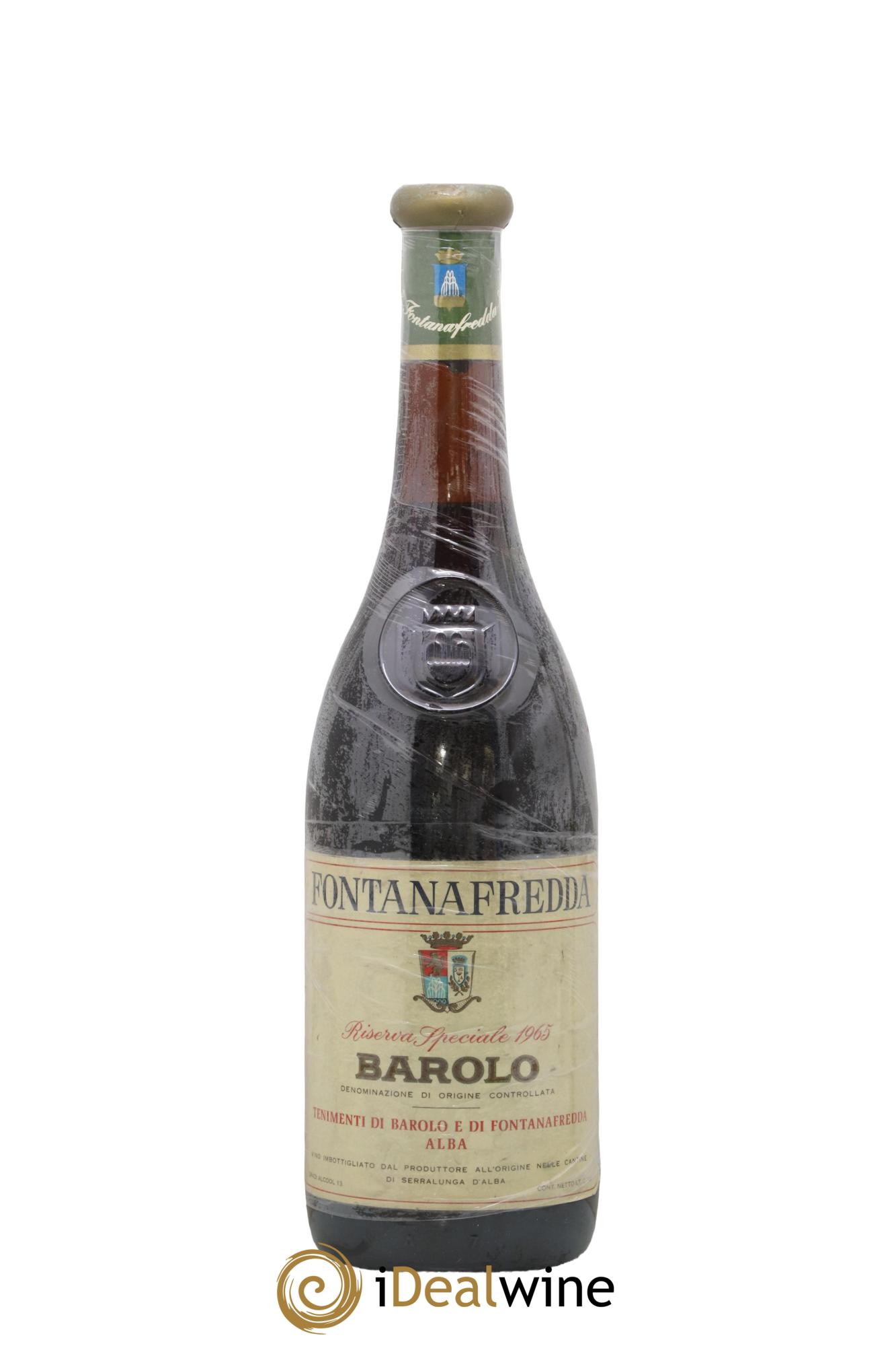 Barolo DOCG Reserva Speciale Fontanafredda 1965 - Lot of 1 bottle - 0