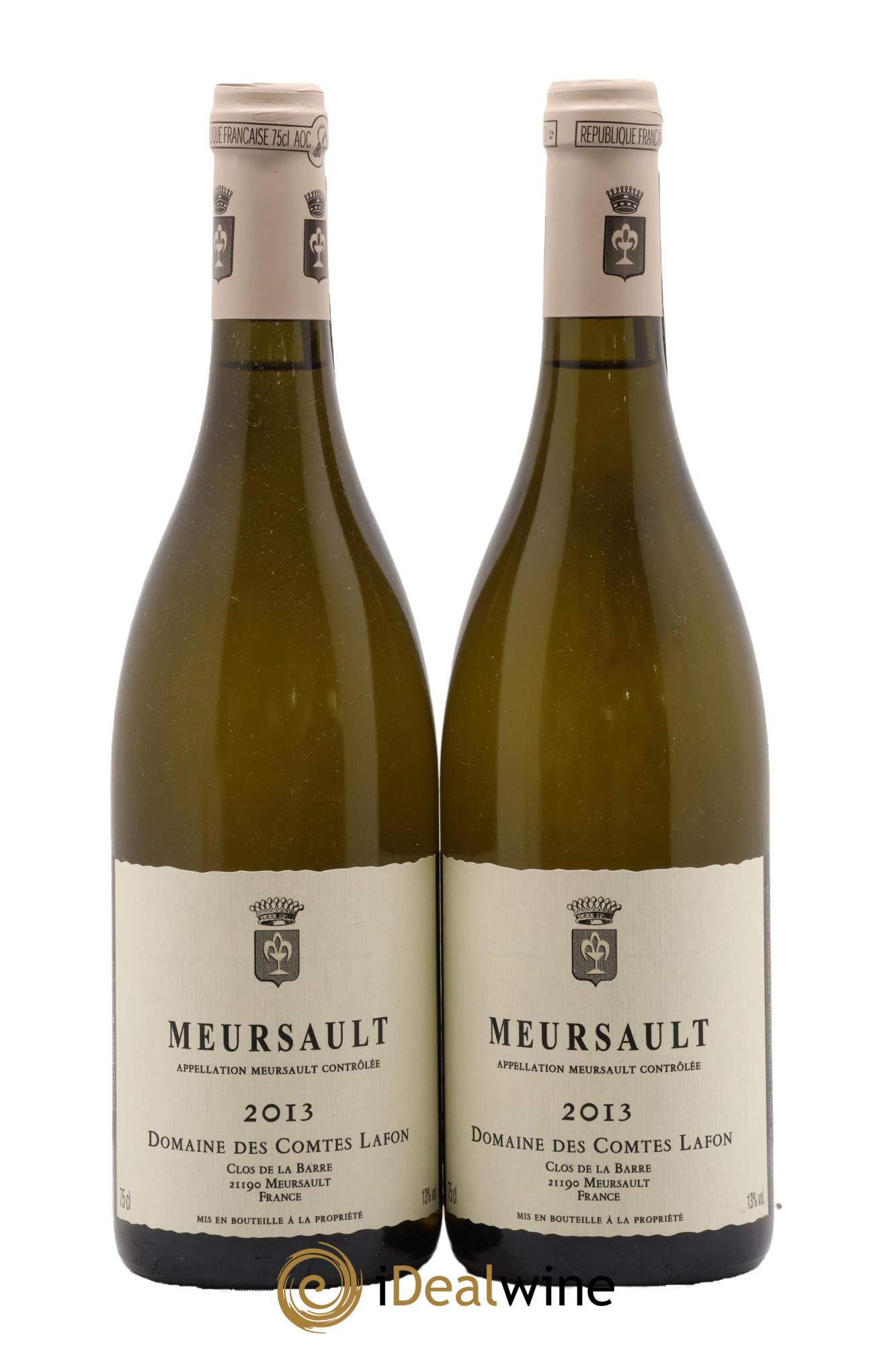Meursault Comtes Lafon (Domaine des) 2013 - Lotto di 2 bottiglie - 0