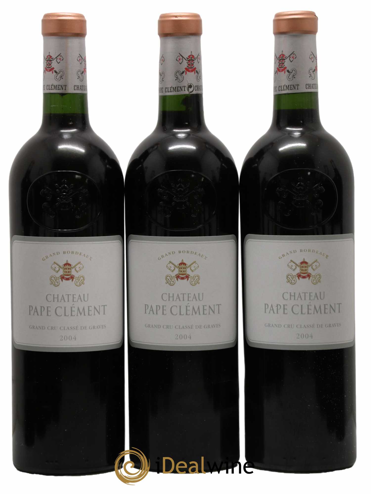 Château Pape Clément Cru Classé de Graves  2004 - Lot of 12 bottles - 1