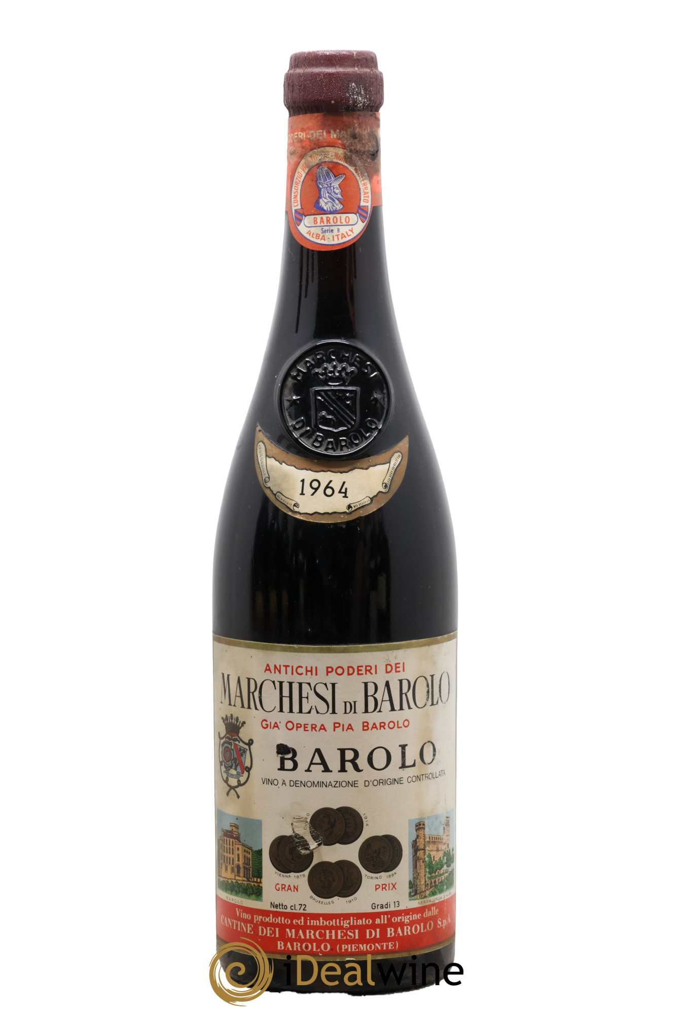 Barolo DOCG Marchesi di Barolo 1964 - Lote de 1 botella - 0