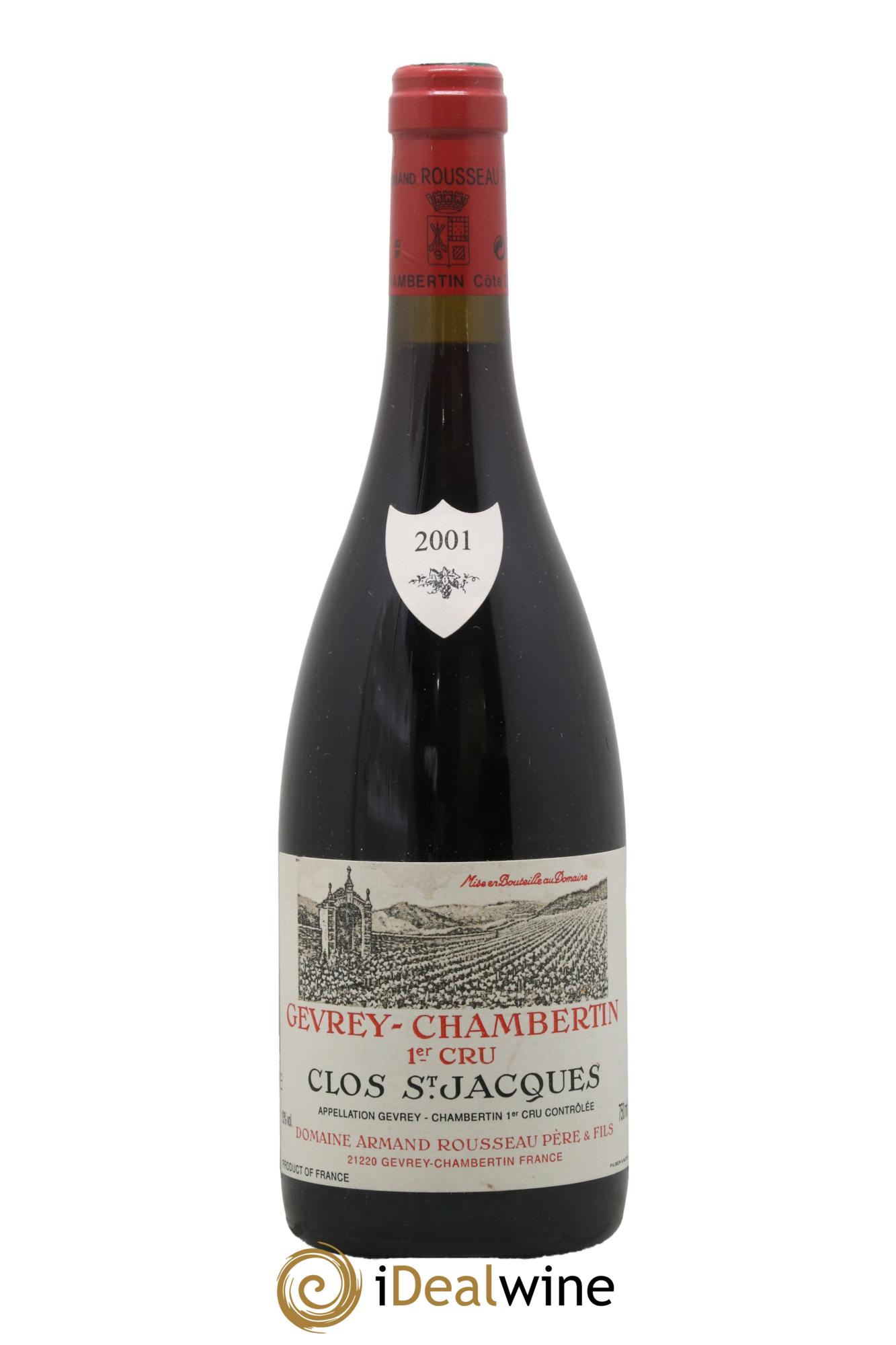 Gevrey-Chambertin 1er Cru Clos Saint-Jacques Armand Rousseau (Domaine) 2001 - Lotto di 1 bottiglia - 0