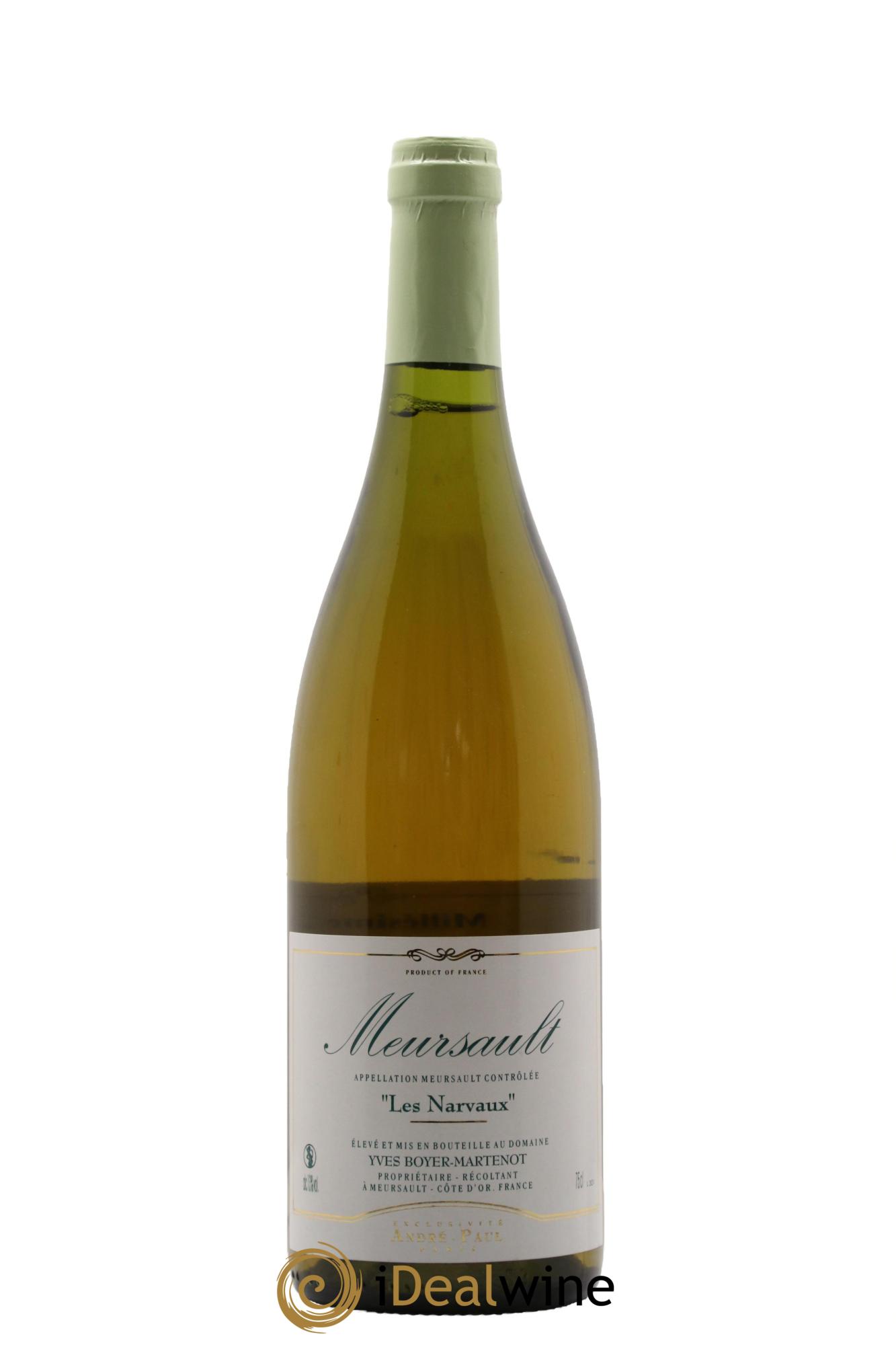 Meursault Les Narvaux Boyer-Martenot 2007 - Lot de 1 bouteille - 0