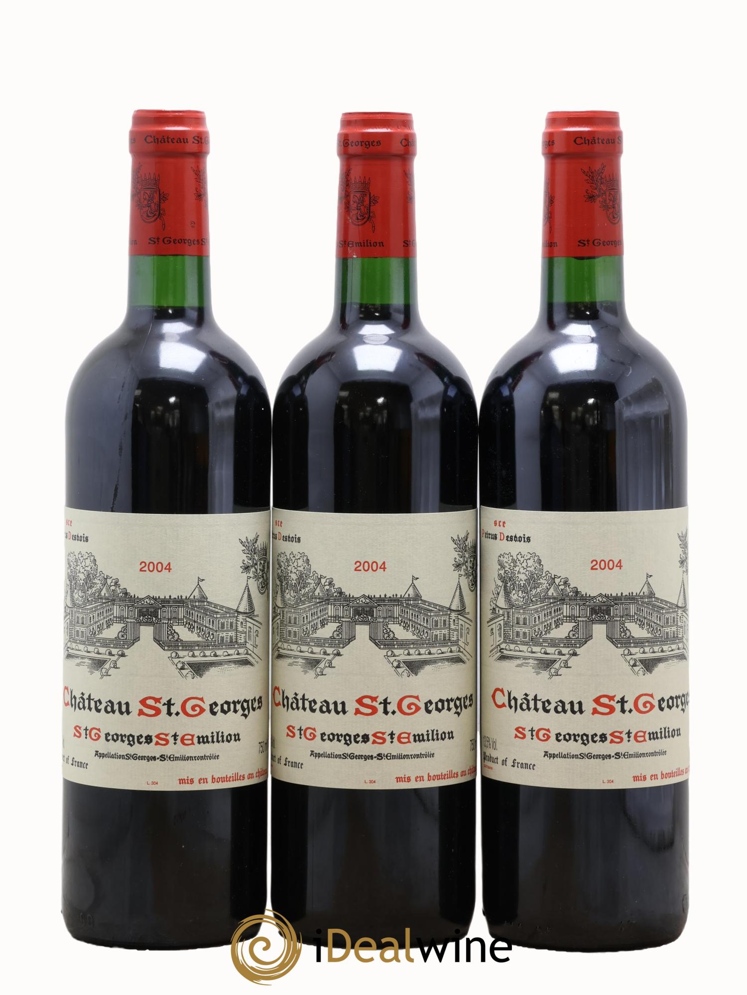 Château Saint-Georges 2004 - Lot of 3 bottles - 0