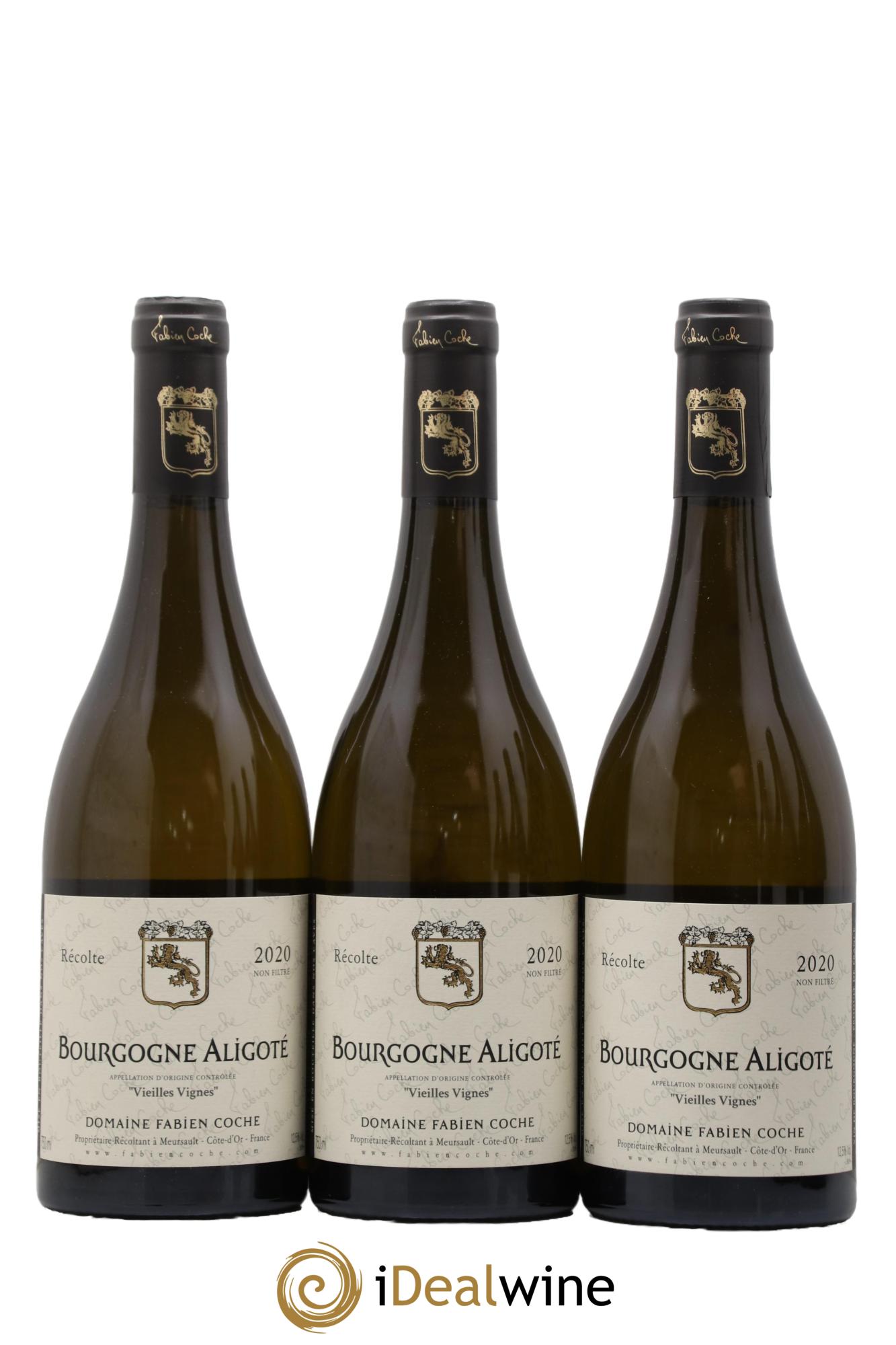 Bourgogne Aligoté Vieilles Vignes Domaine Fabien Coche 2020 - Lot de 6 bouteilles - 1