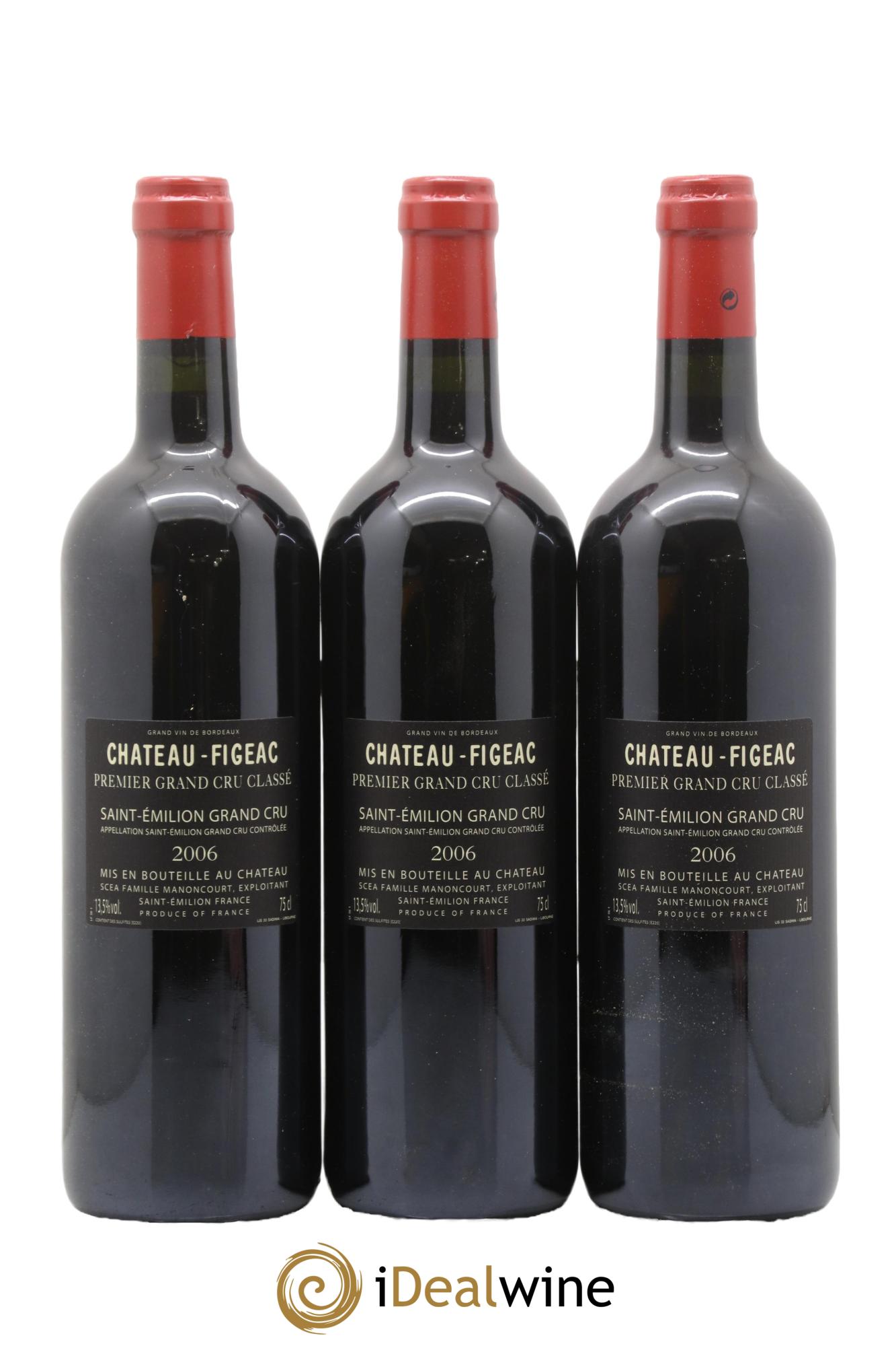 Château Figeac 1er Grand Cru Classé A 2006 - Posten von 12 Flaschen - 8