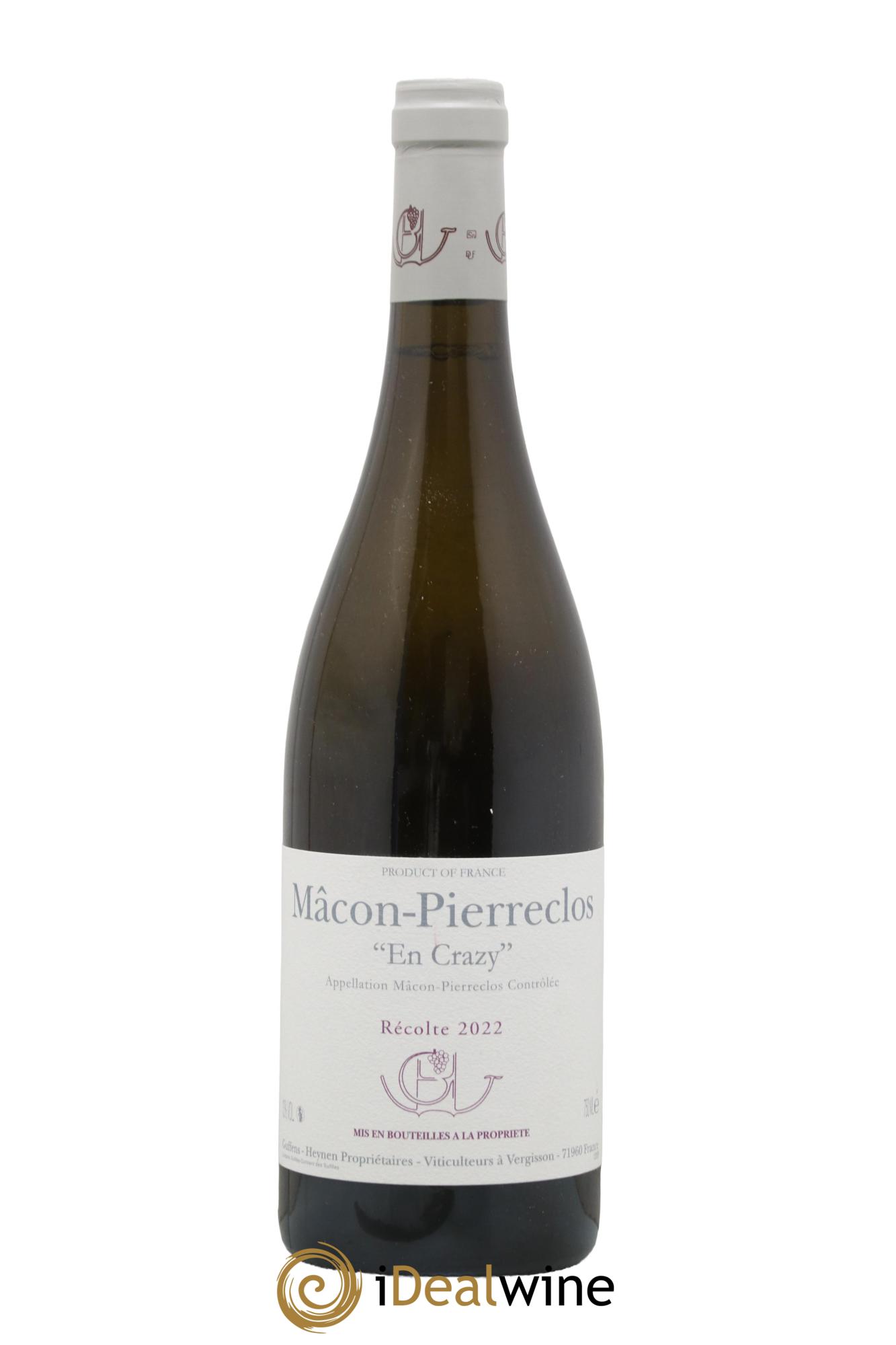 Mâcon Pierreclos En Crazy Guffens-Heynen 2022 - Lot of 1 bottle - 0