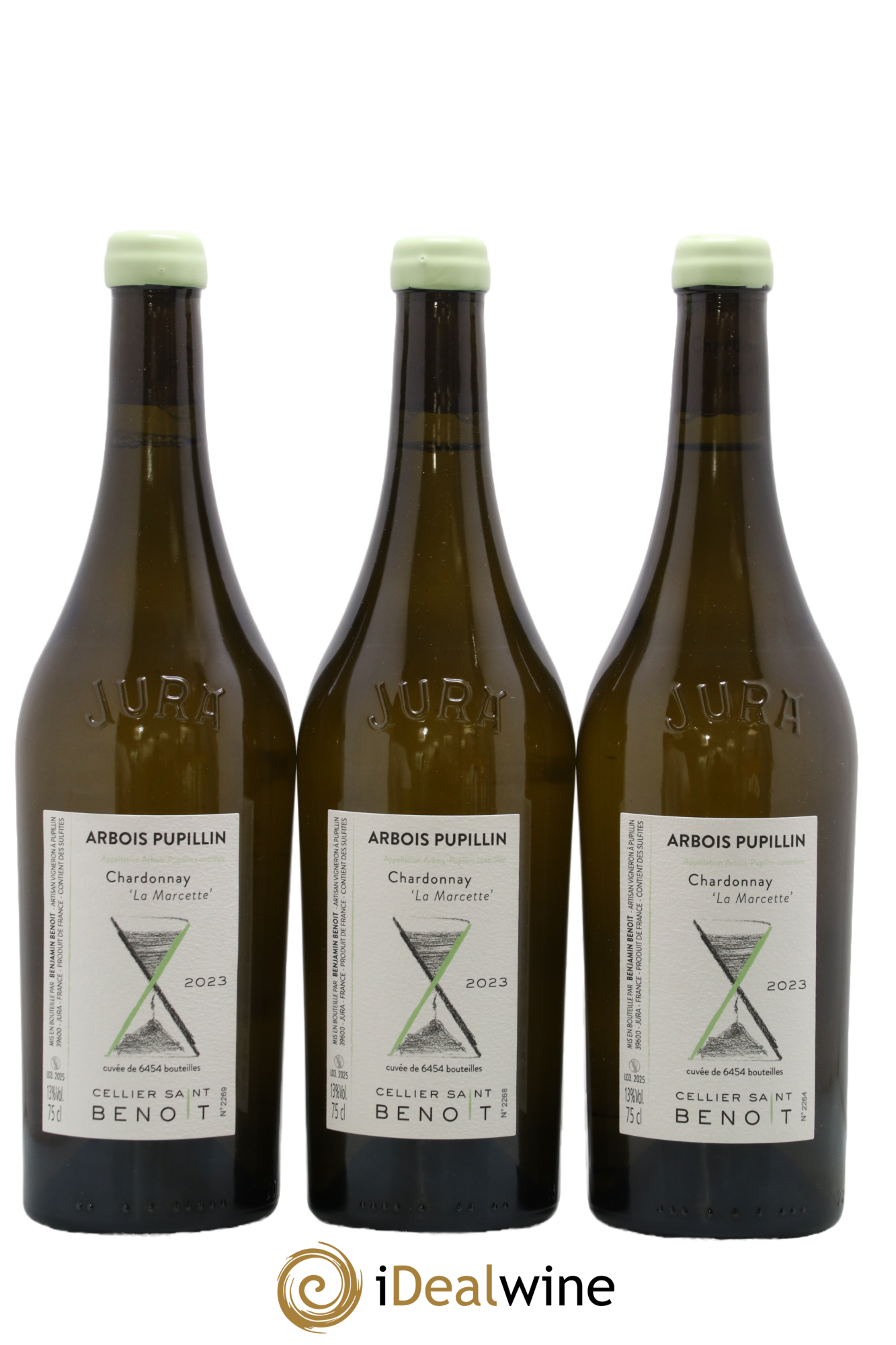 Arbois La Marcette Cellier Saint Benoît 2023 - Lot de 3 bouteilles - 0