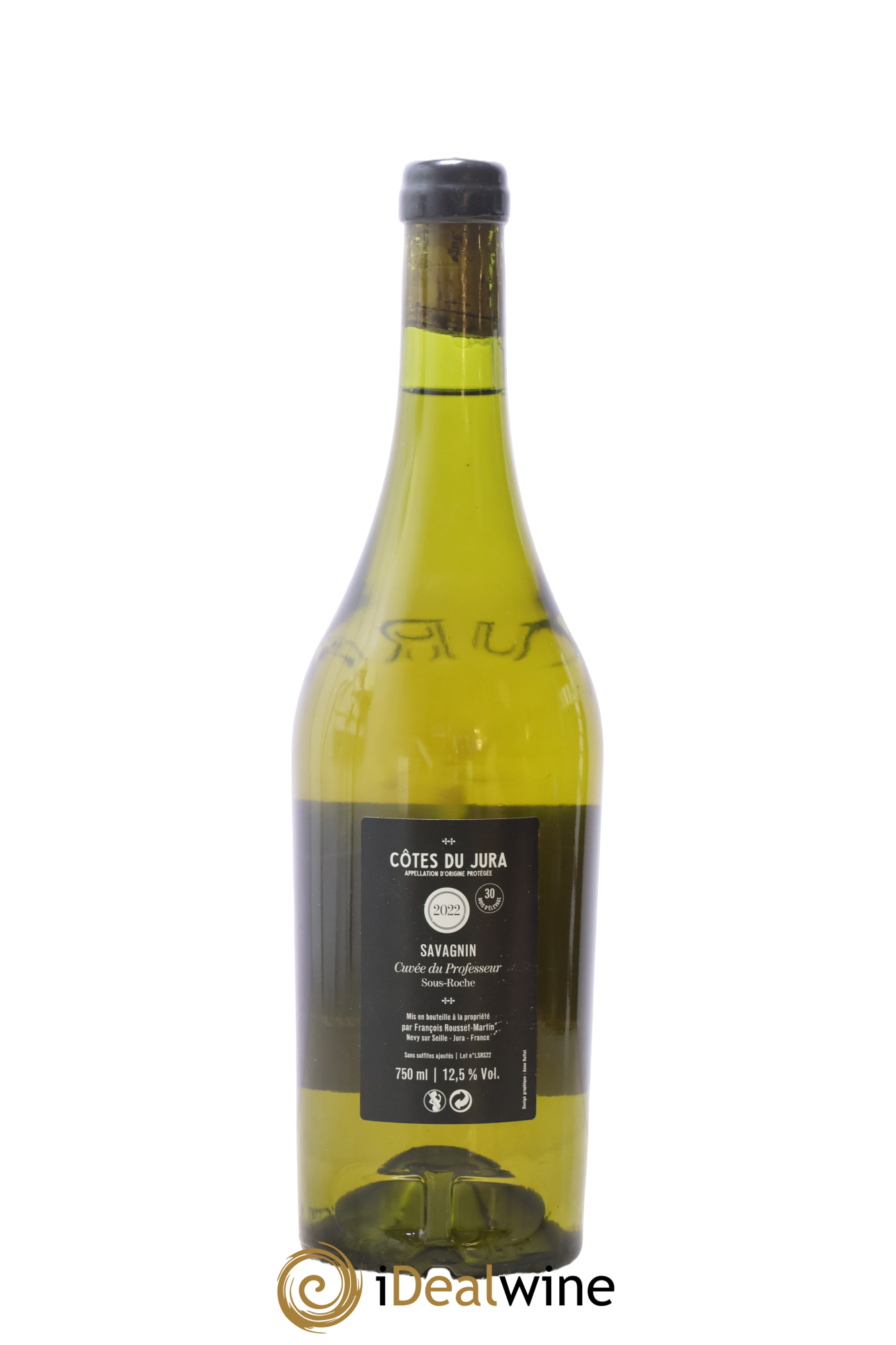 Côtes du Jura Cuvée du Professeur Sous-Roche 30 mois d'élevage François Rousset Martin 2022 - Lot de 1 bouteille - 1