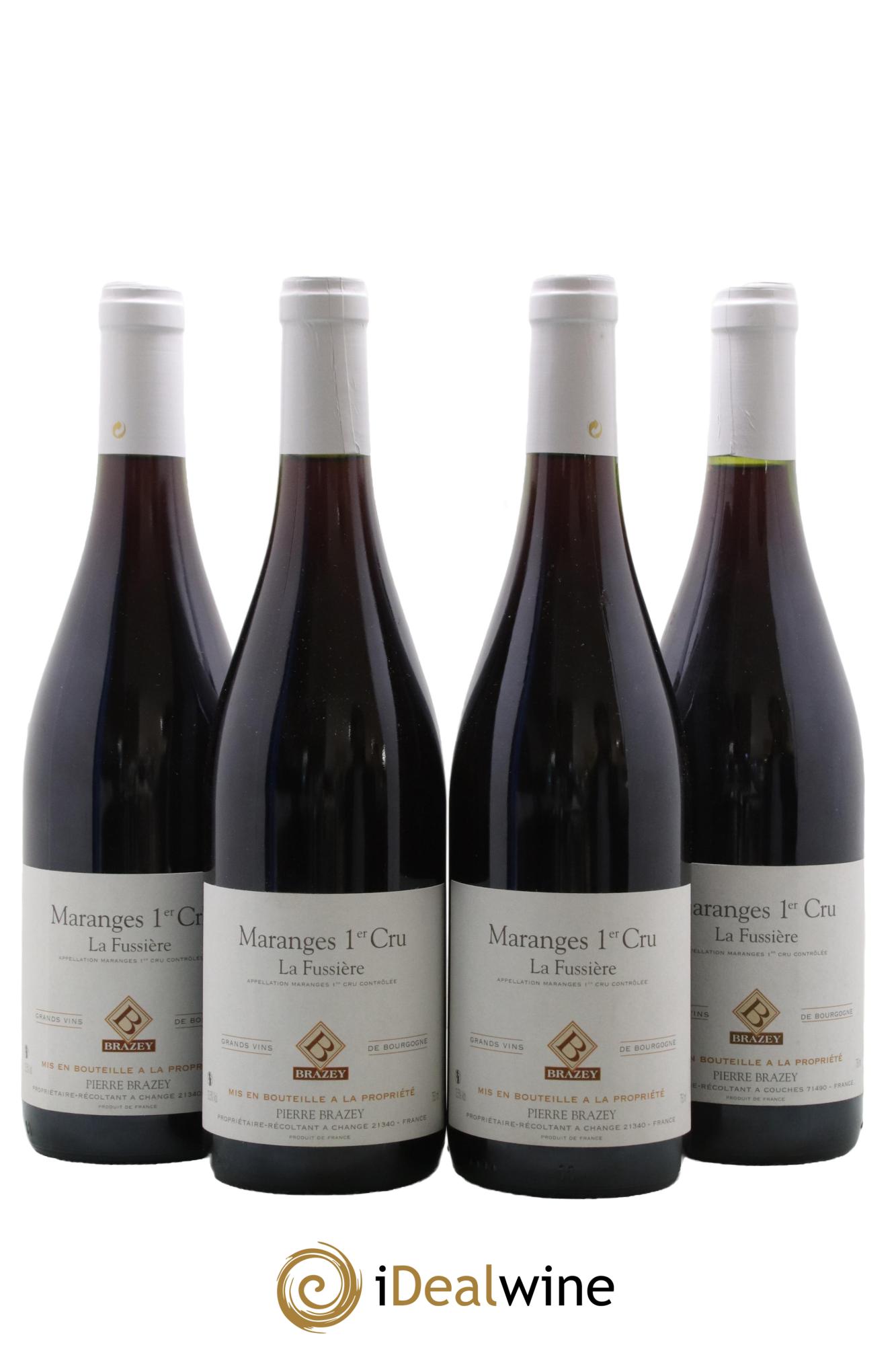Maranges 1er Cru La Fussière Belle Surprise Domaine Pierre Brazey 2008 - Lot de 4 bouteilles - 0