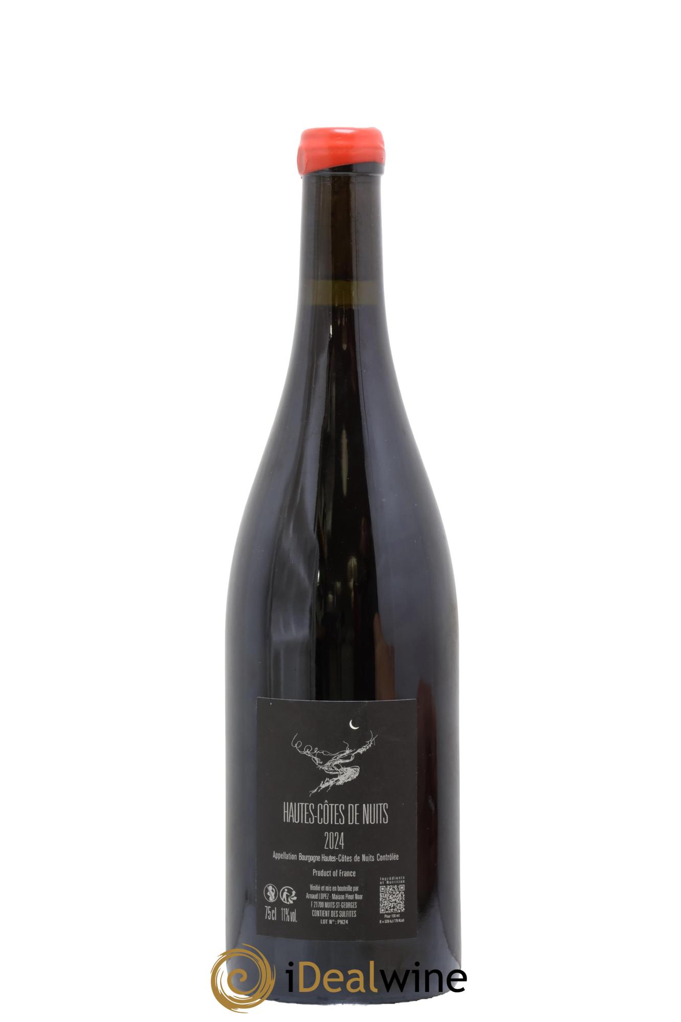 Hautes-Côtes de Nuits Pinot Noar Arnaud Lopez 2024 - Lot of 1 bottle - 1