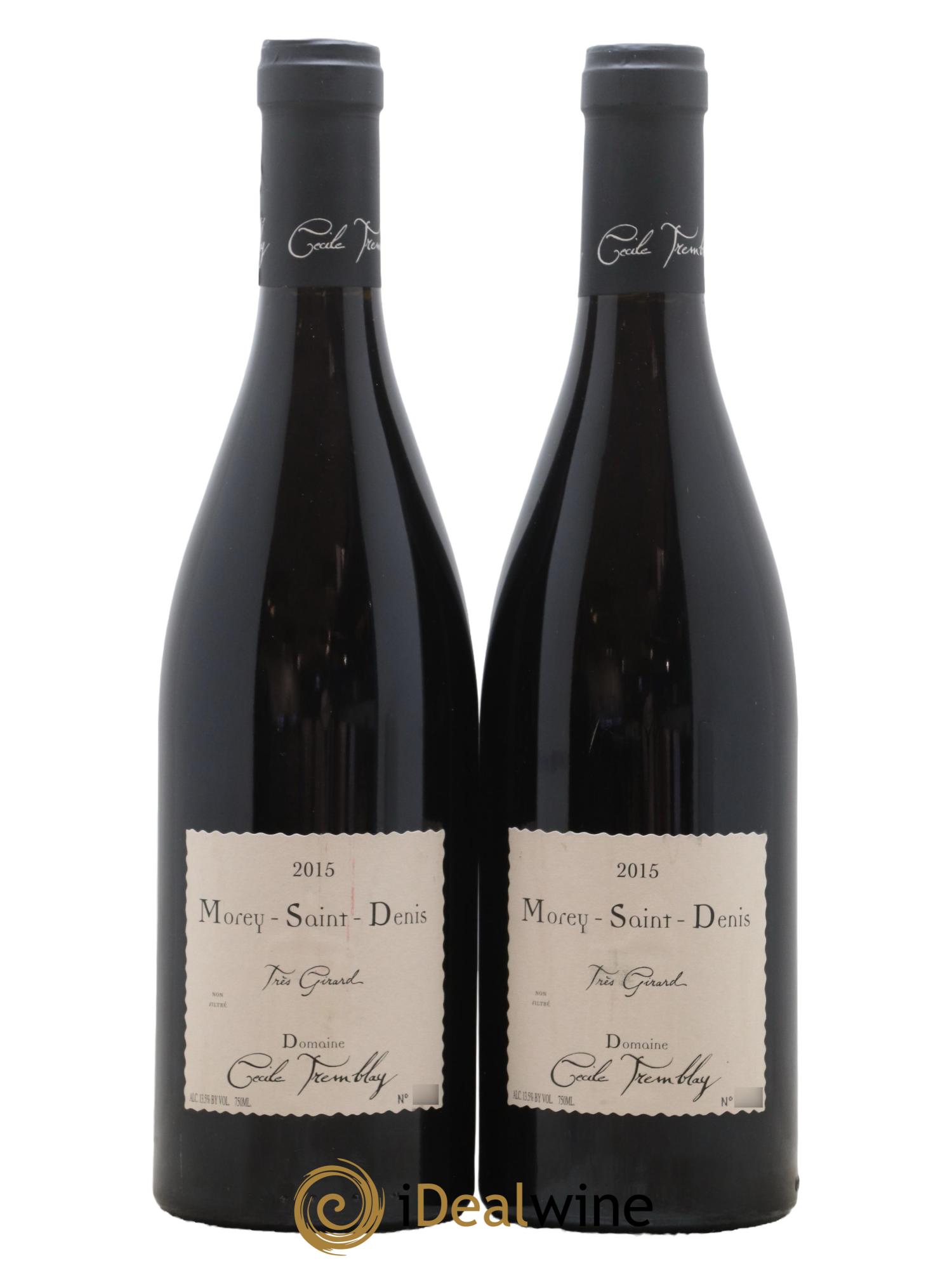 Morey Saint-Denis Très Girard Cécile Tremblay 2015 - Lot of 2 bottles - 0