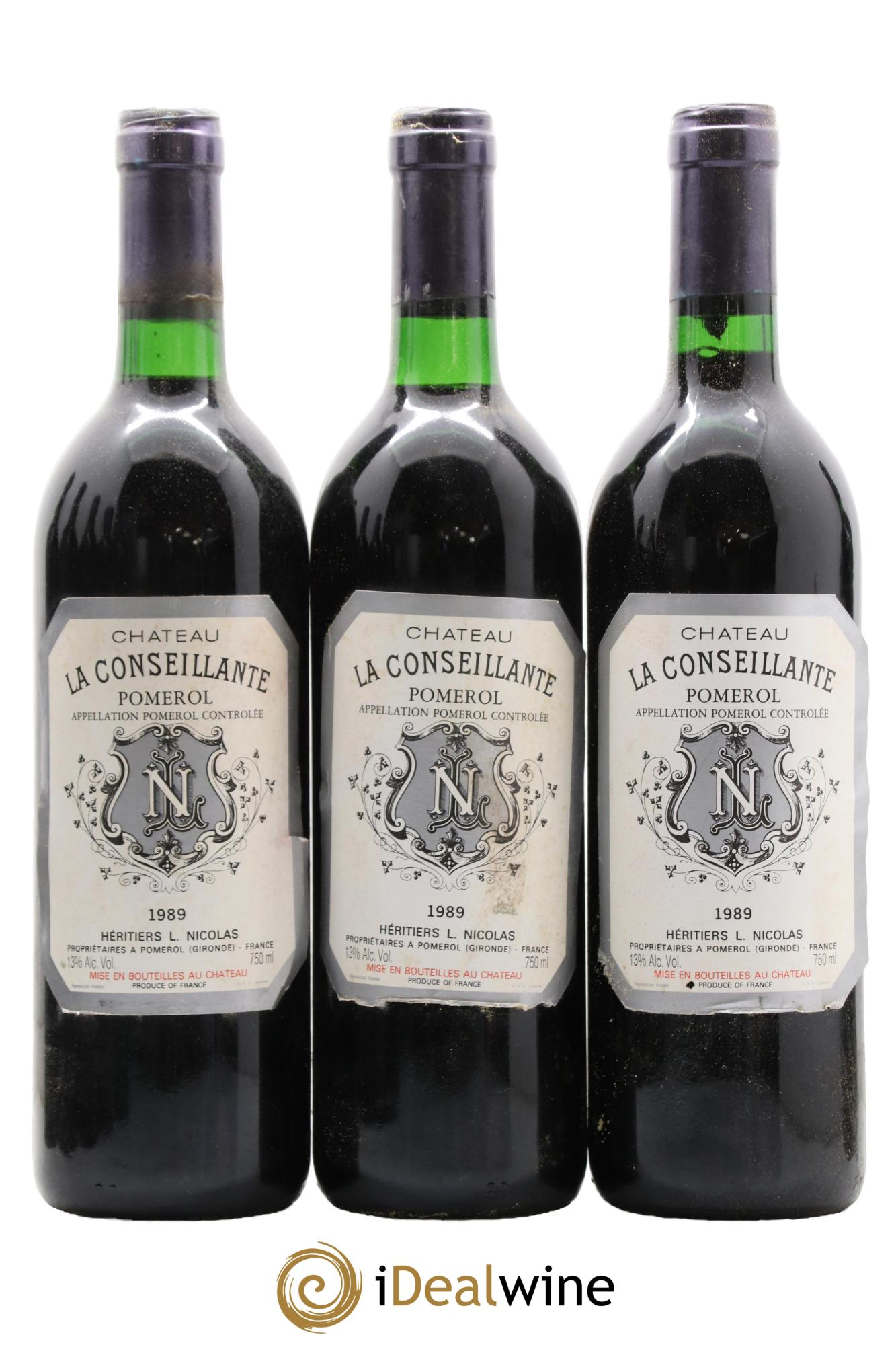 Château la Conseillante 1989 - Lot de 12 bouteilles - 2